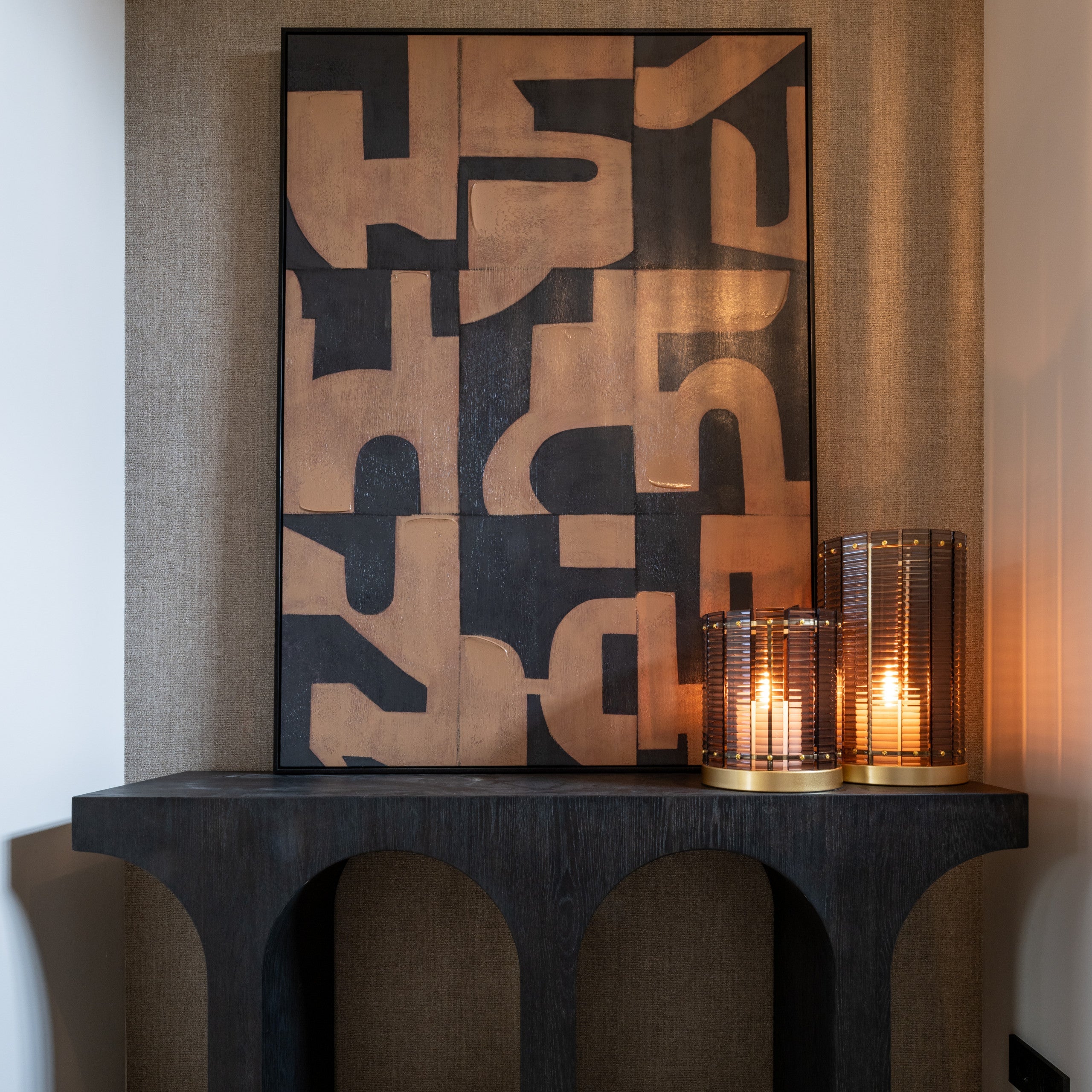 Cascade Brown Wall Art by Richmond Interiors