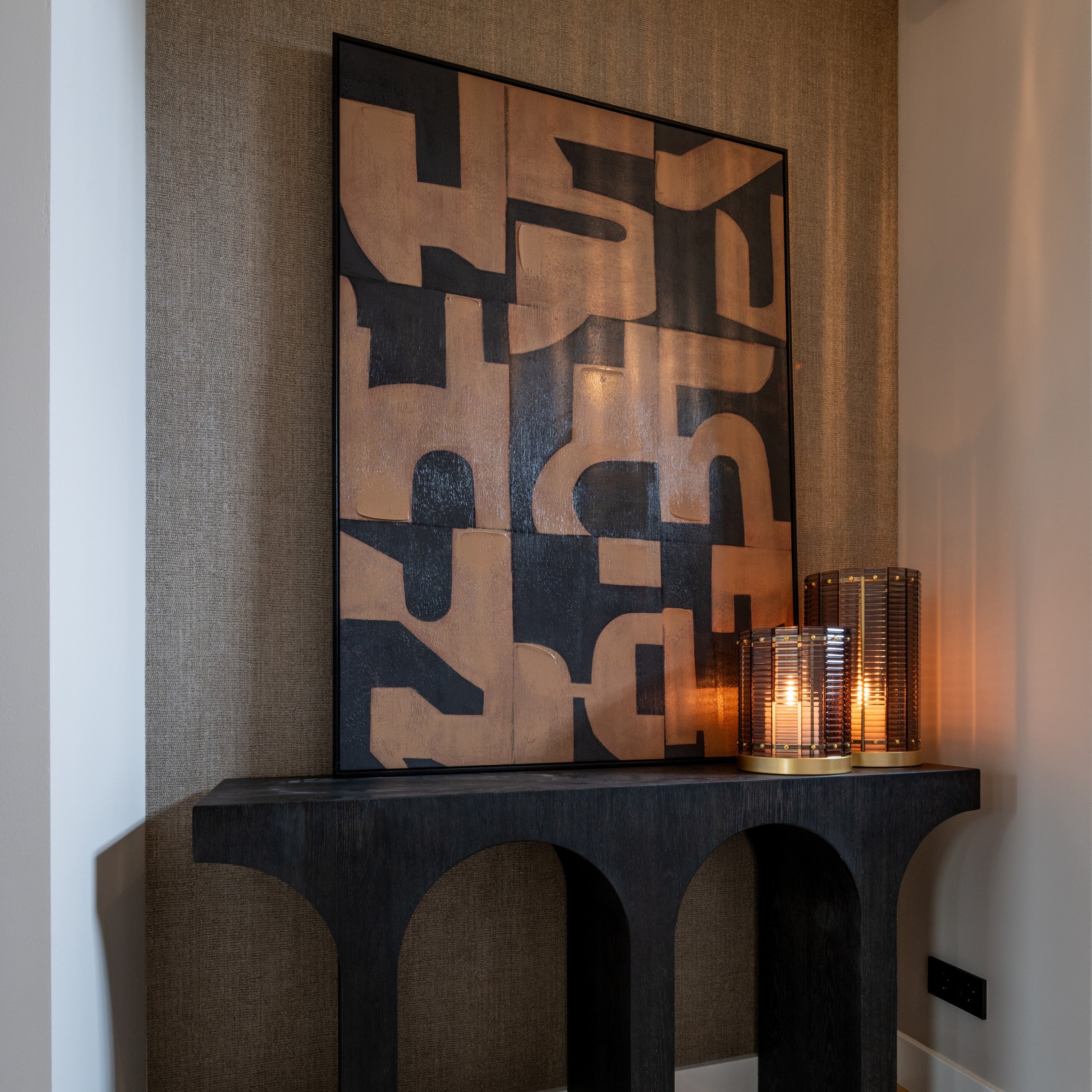 Cascade Brown Wall Art by Richmond Interiors
