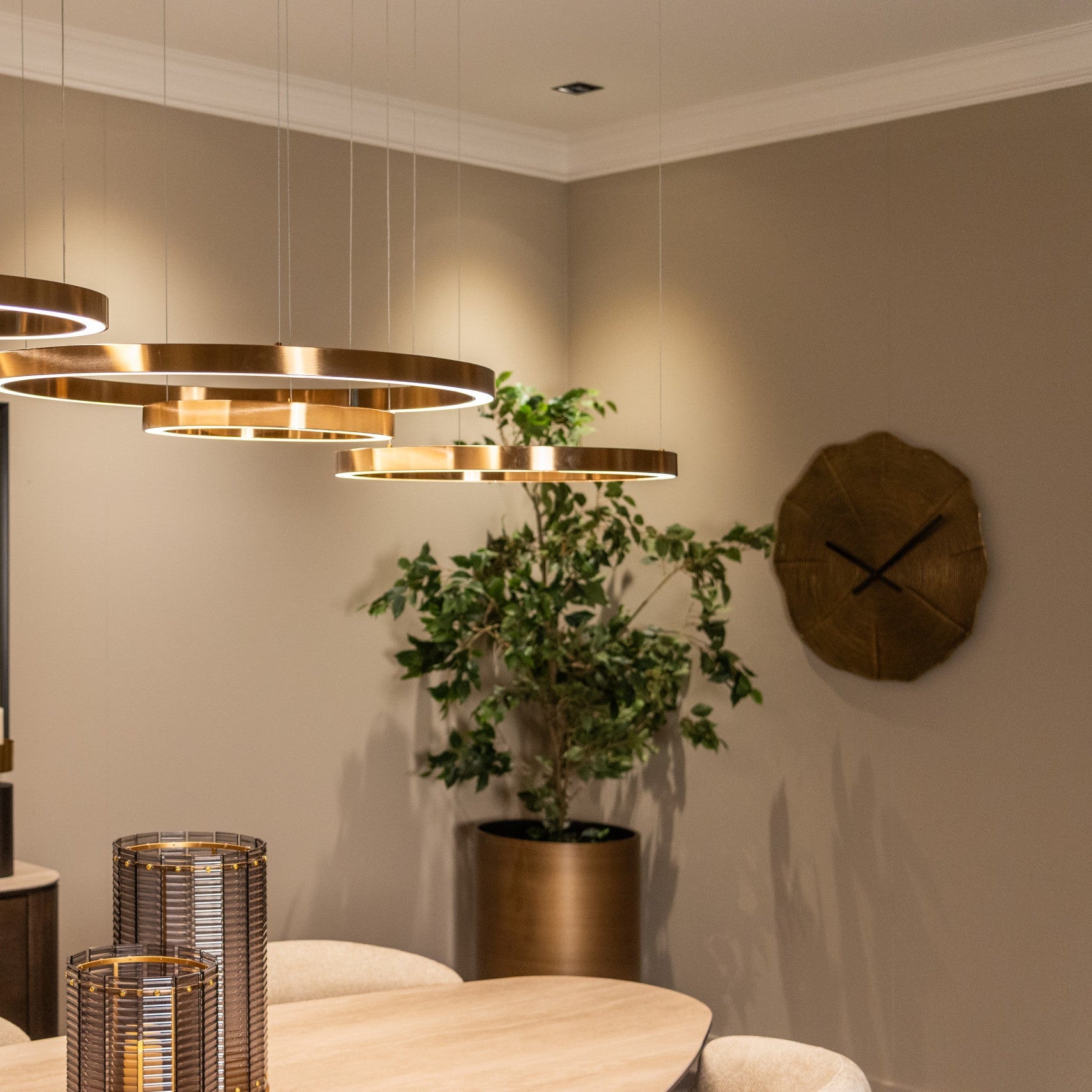 Clock Alien gold by Richmond Interiors