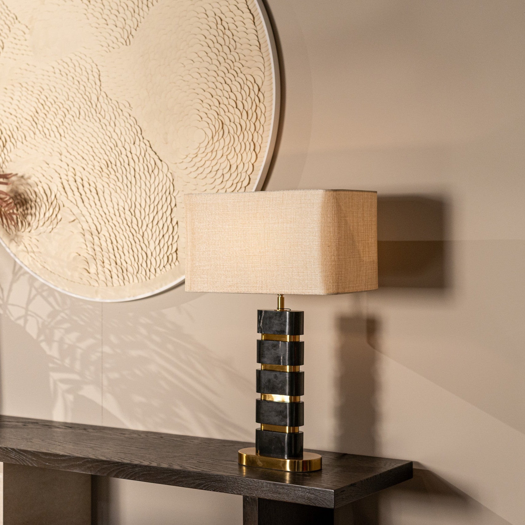 Table lamp Levina black/gold by Richmond Interiors
