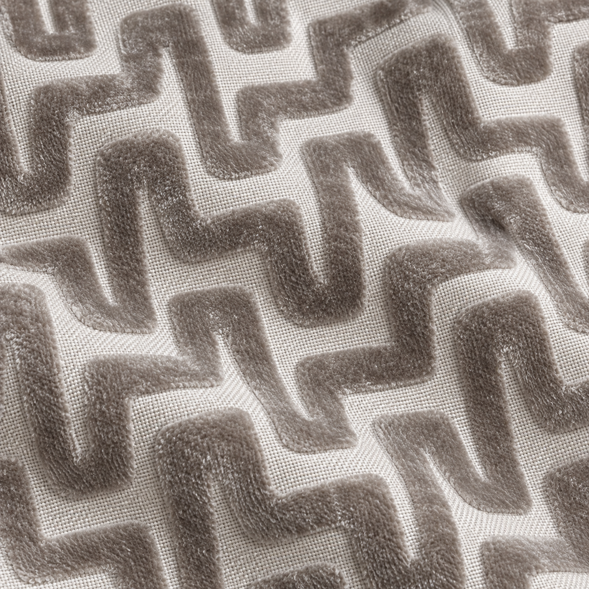 Summit Taupe Cut Velvet Cushion Malini