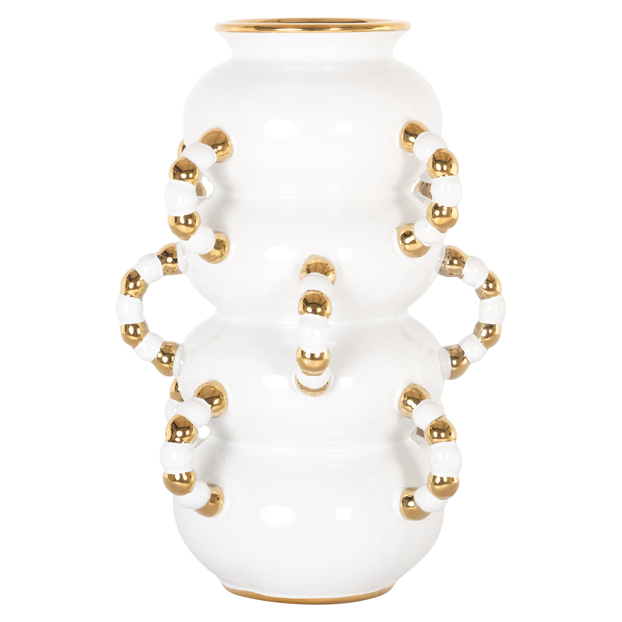 Vase Pippy white small by Richmond Interiors