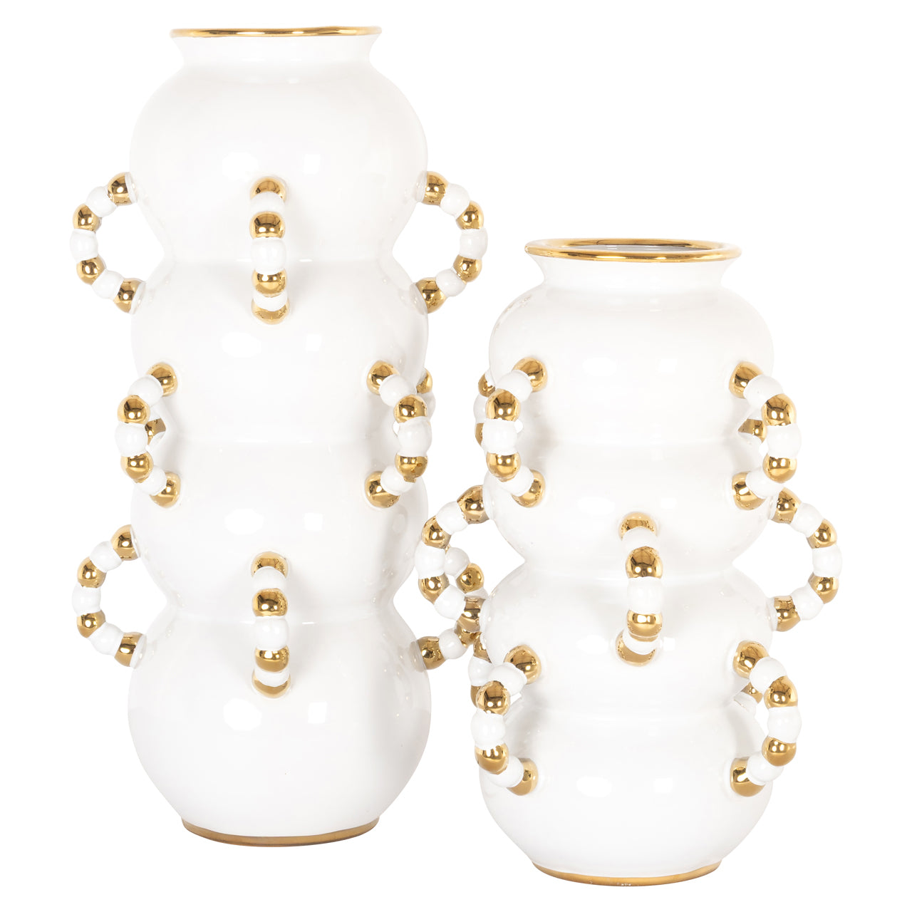 Vase Pippy white small by Richmond Interiors