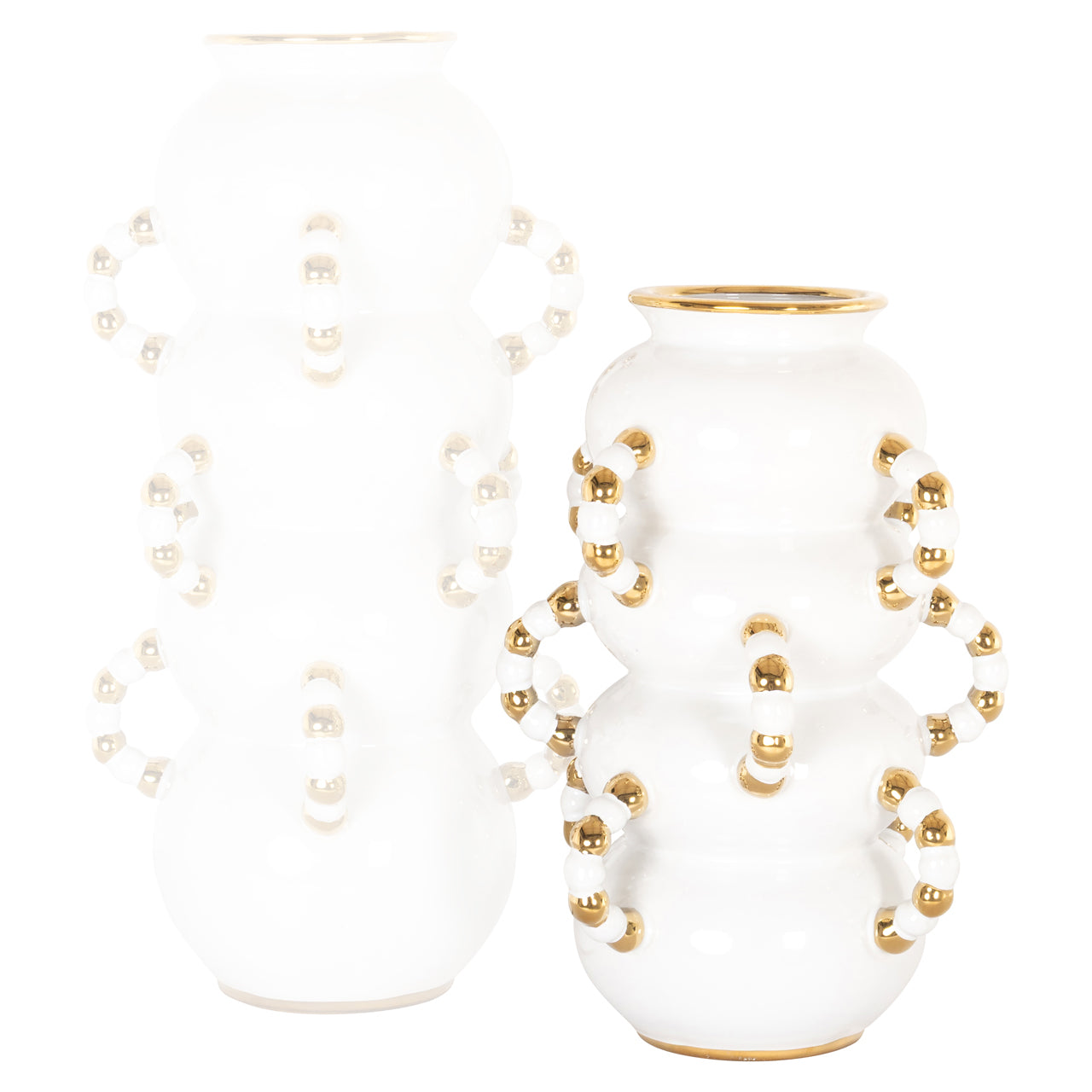 Vase Pippy white small by Richmond Interiors