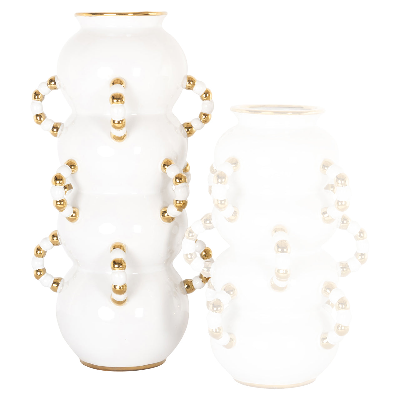 Vase Pippy white large by Richmond Interiors