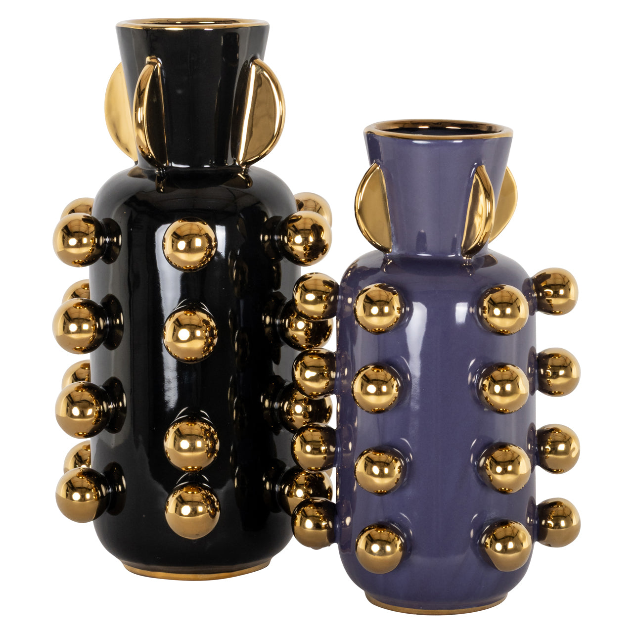 Vase Zalia black large by Richmond Interiors