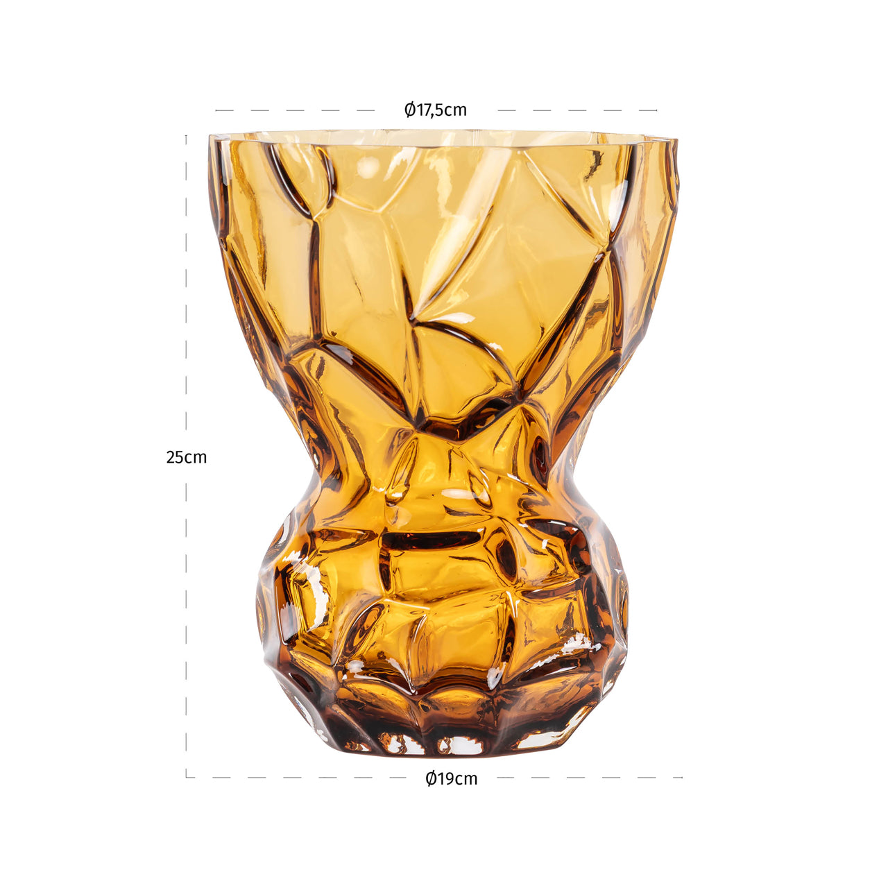 Vase Mason amber small by Richmond Interiors