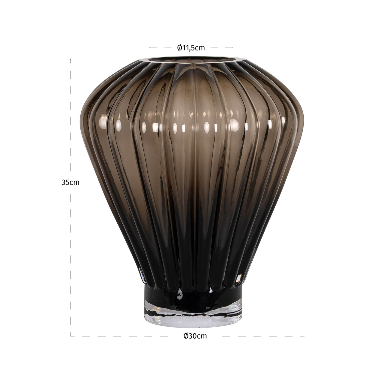 Vase Shani brown by Richmond Interiors