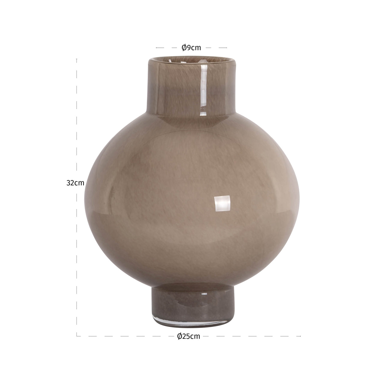 Vase Celina brown small by Richmond Interiors