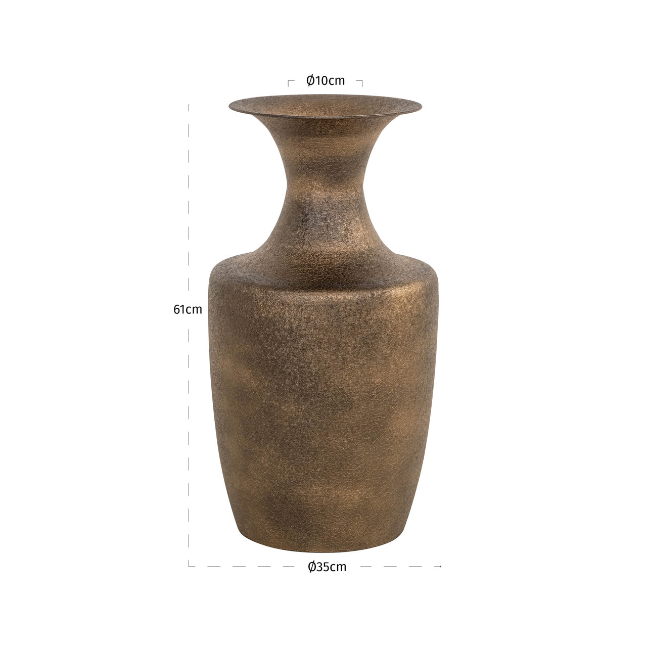 Vase Danique gold by Richmond Interiors