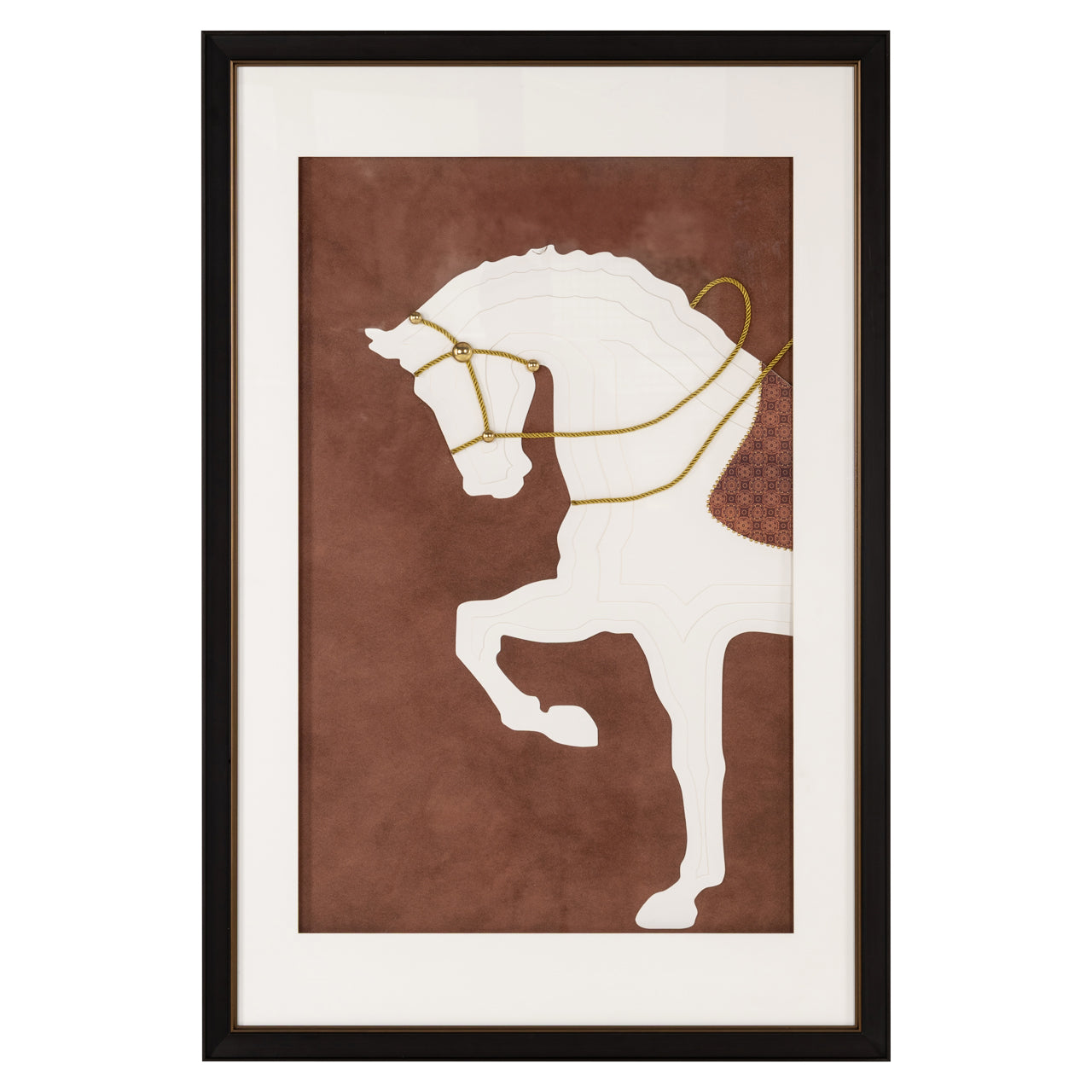 Blazer Brown Equestrian Wall Art by Richmond Interiors