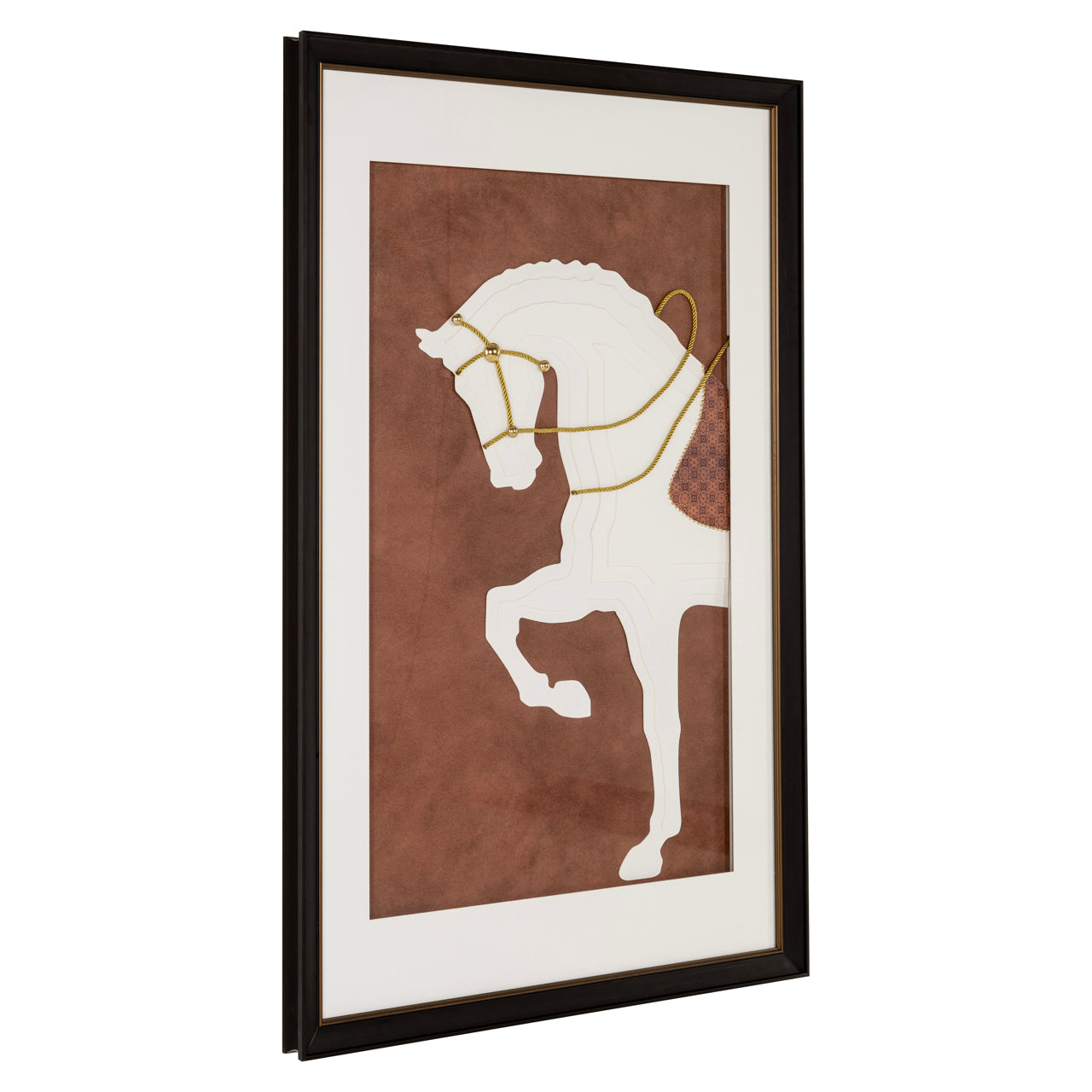 Blazer Brown Equestrian Wall Art by Richmond Interiors