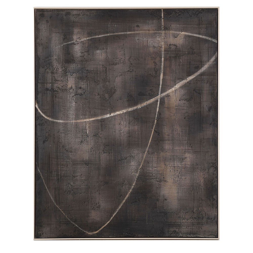 'Crossed The Line' Framed Canvas Kensington