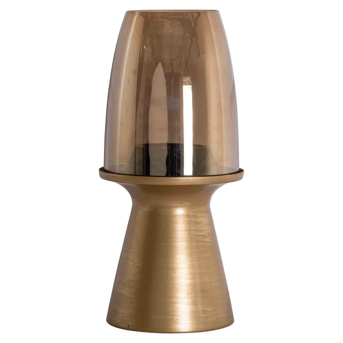 Hurricane light Danea brushed gold small by Richmond Interiors