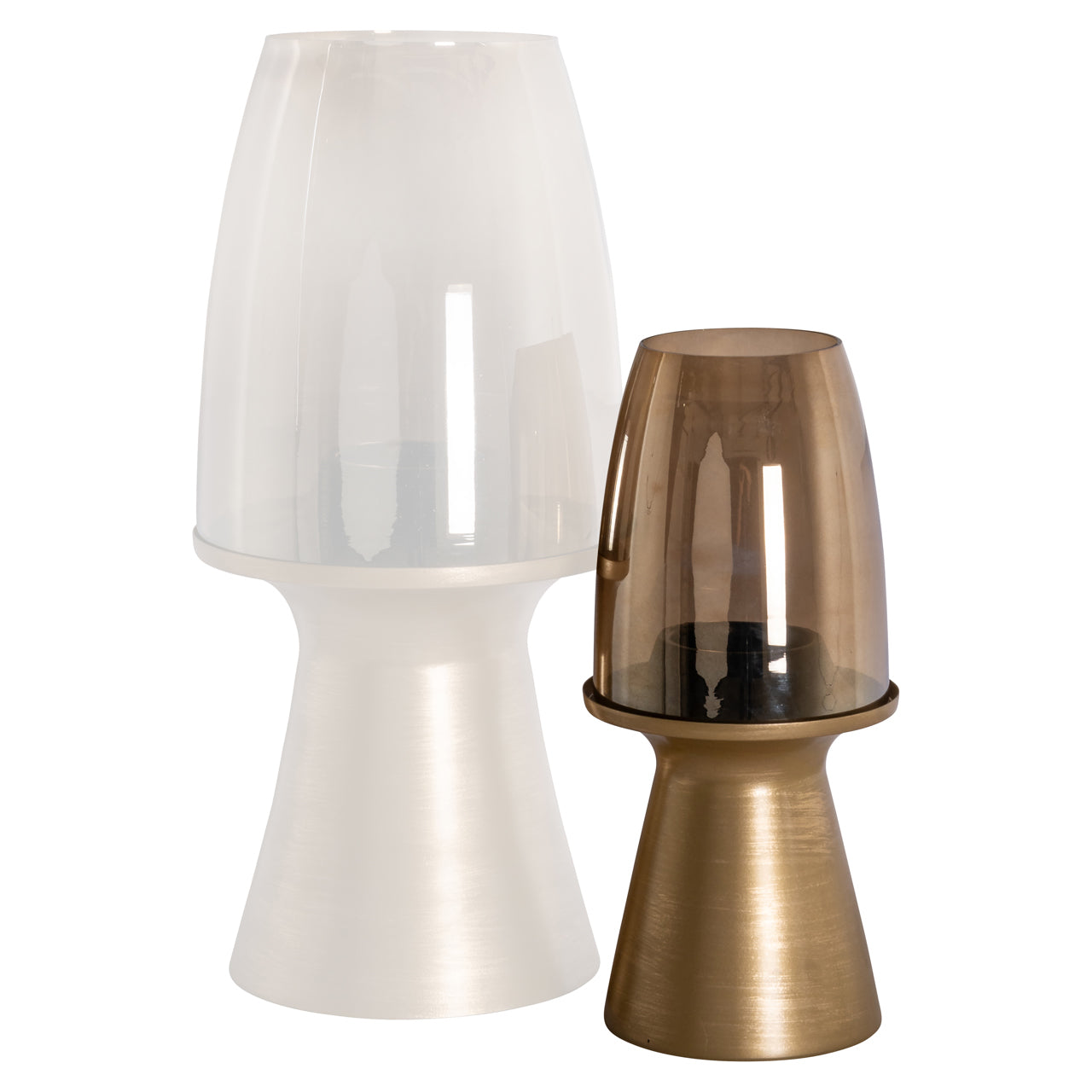 Hurricane light Danea brushed gold small by Richmond Interiors