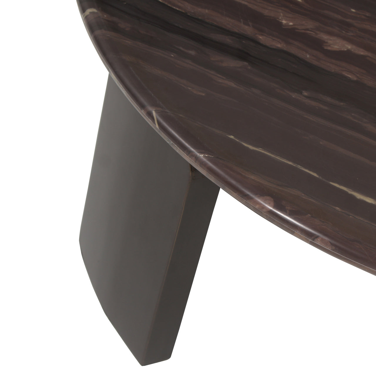 Menton Burgundy Marble Coffee Table Set of 2 by Richmond Interiors
