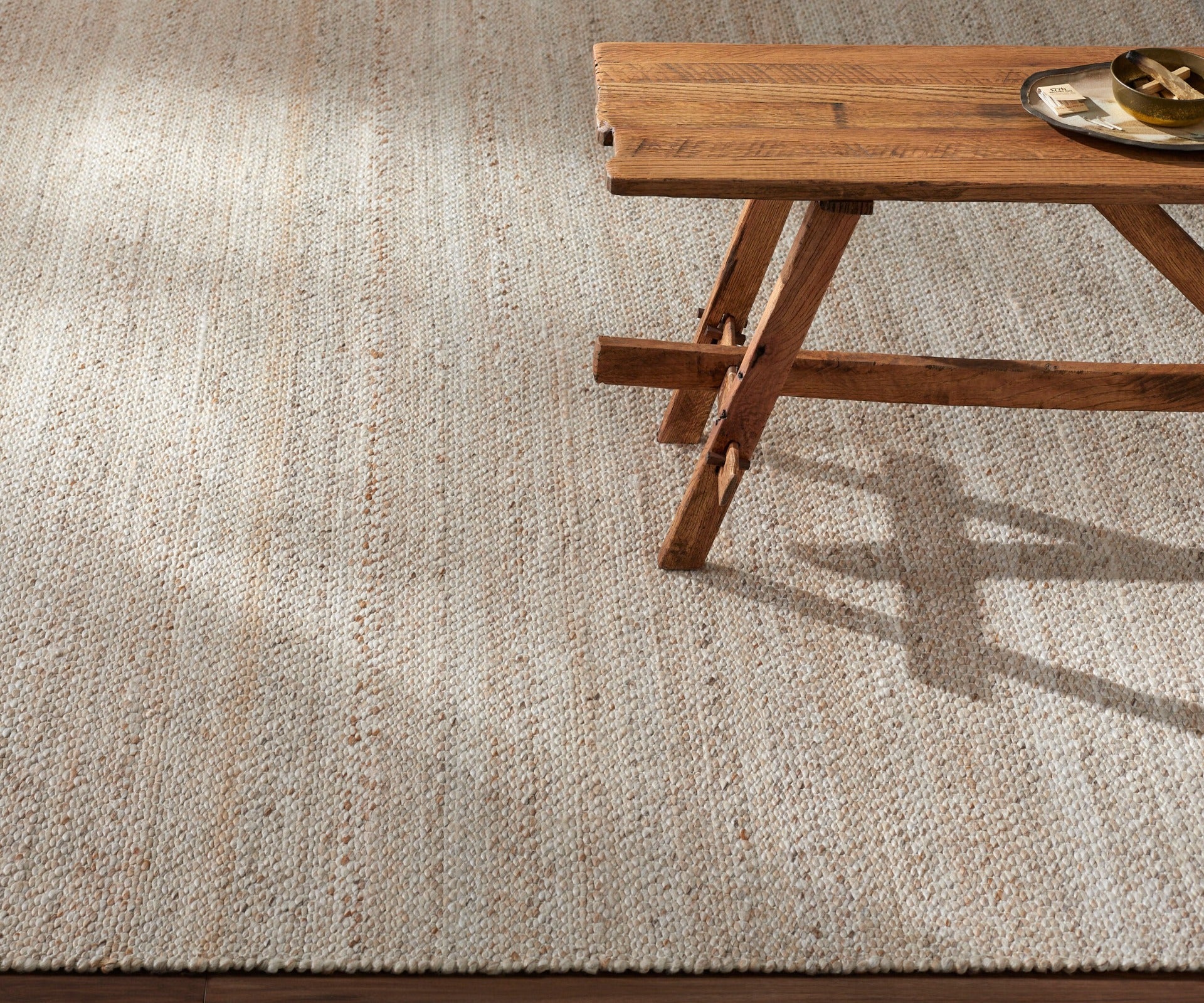 Abby Hand Woven Rug in Neutral by Keiichi