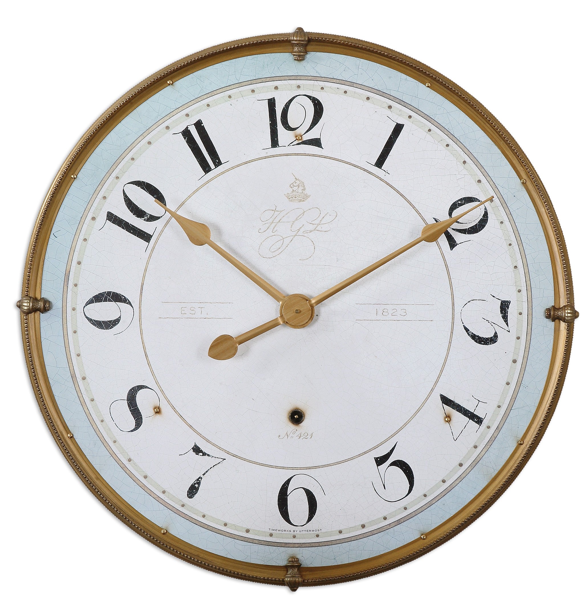 Torriana Wall Clock by Uttermost