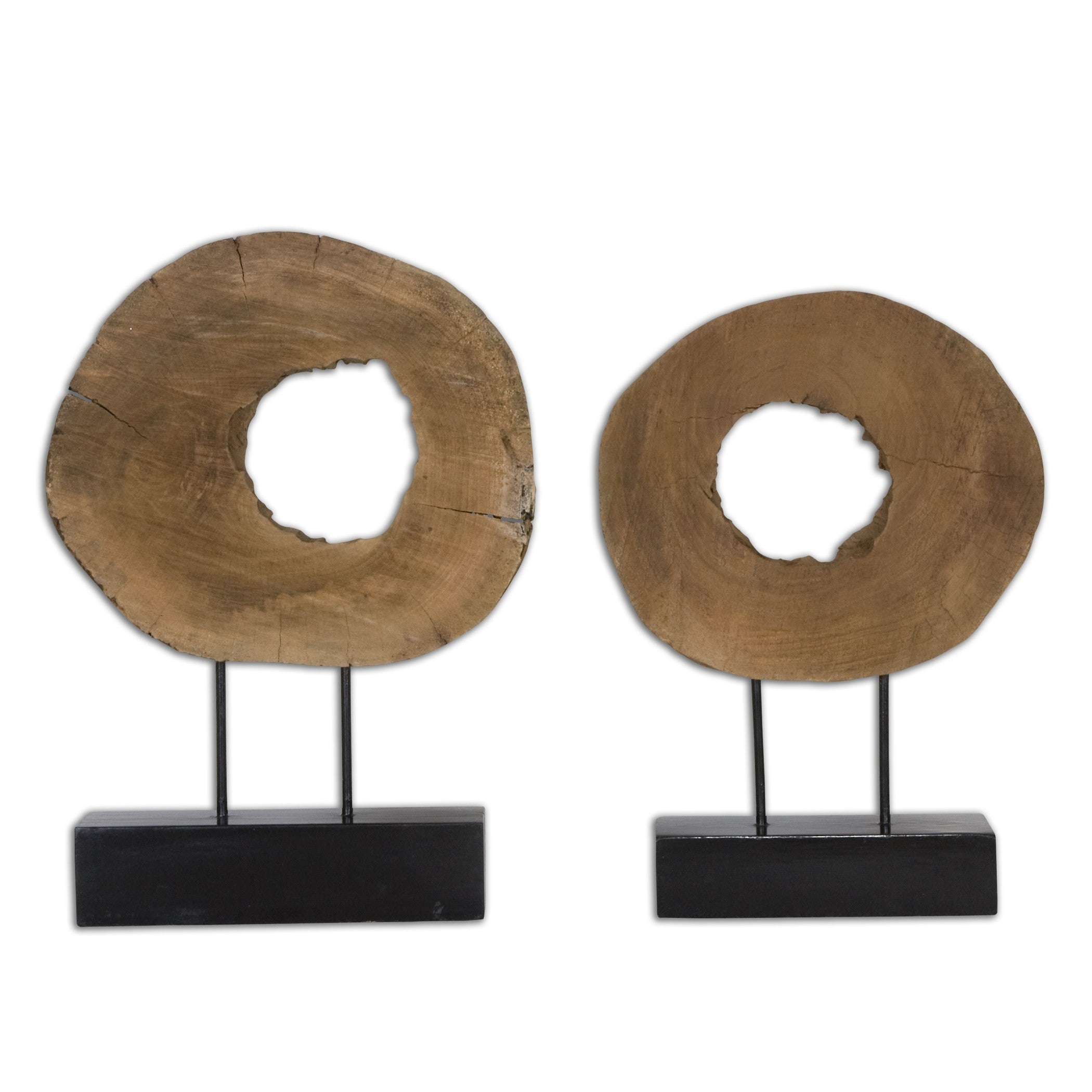 Ashlea Wooden Sculptures - Set of 2 by Uttermost