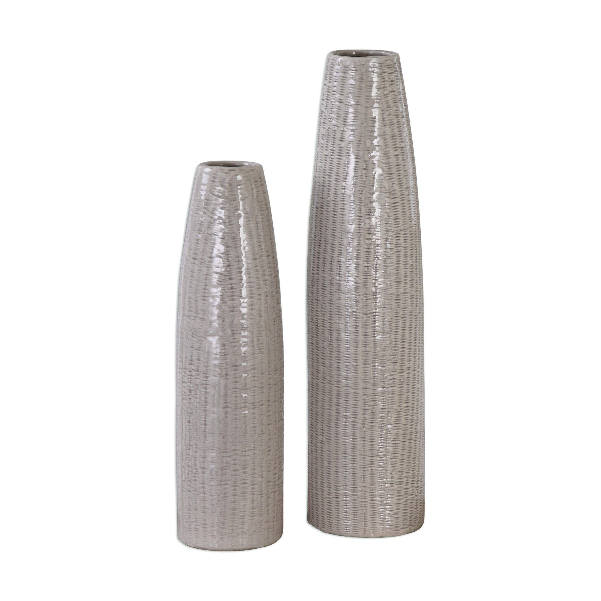 Sara Textured Ceramic Vases - Set of 2 by Uttermost