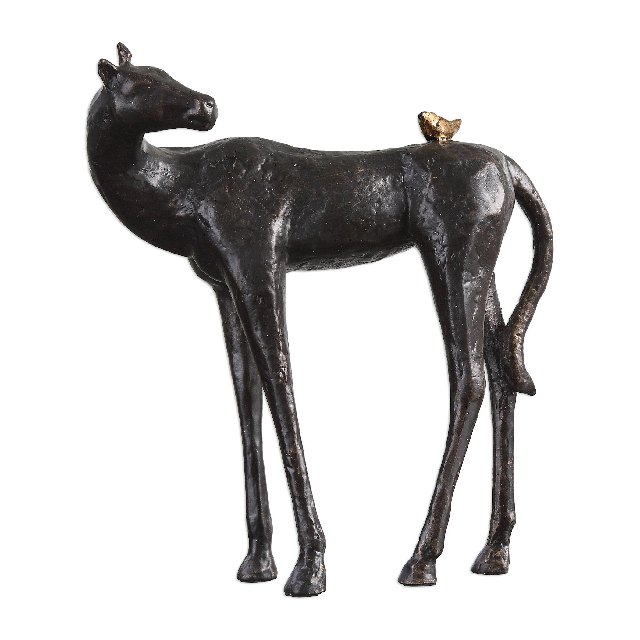 Hello Friend Horse Sculpture by Uttermost