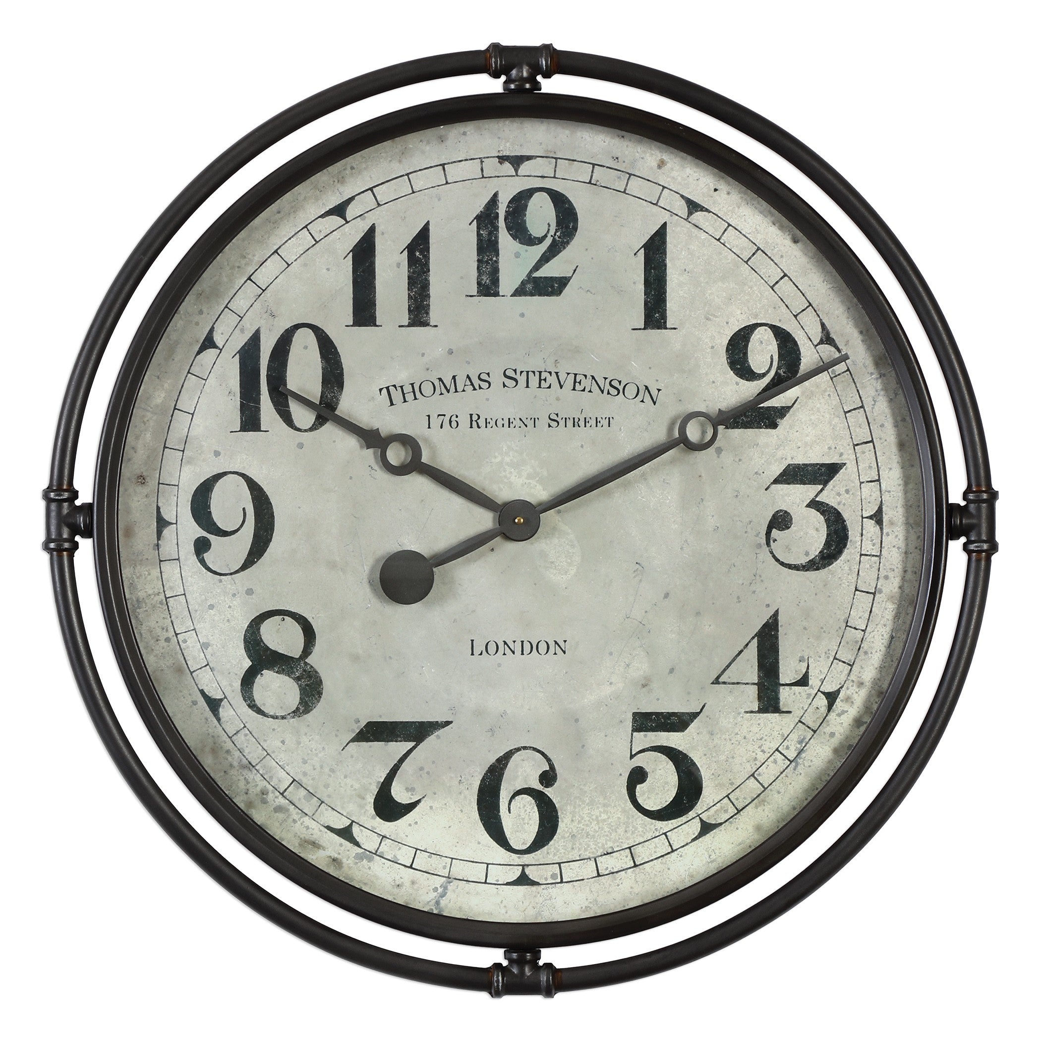 Nakul Industrial Wall Clock by Uttermost