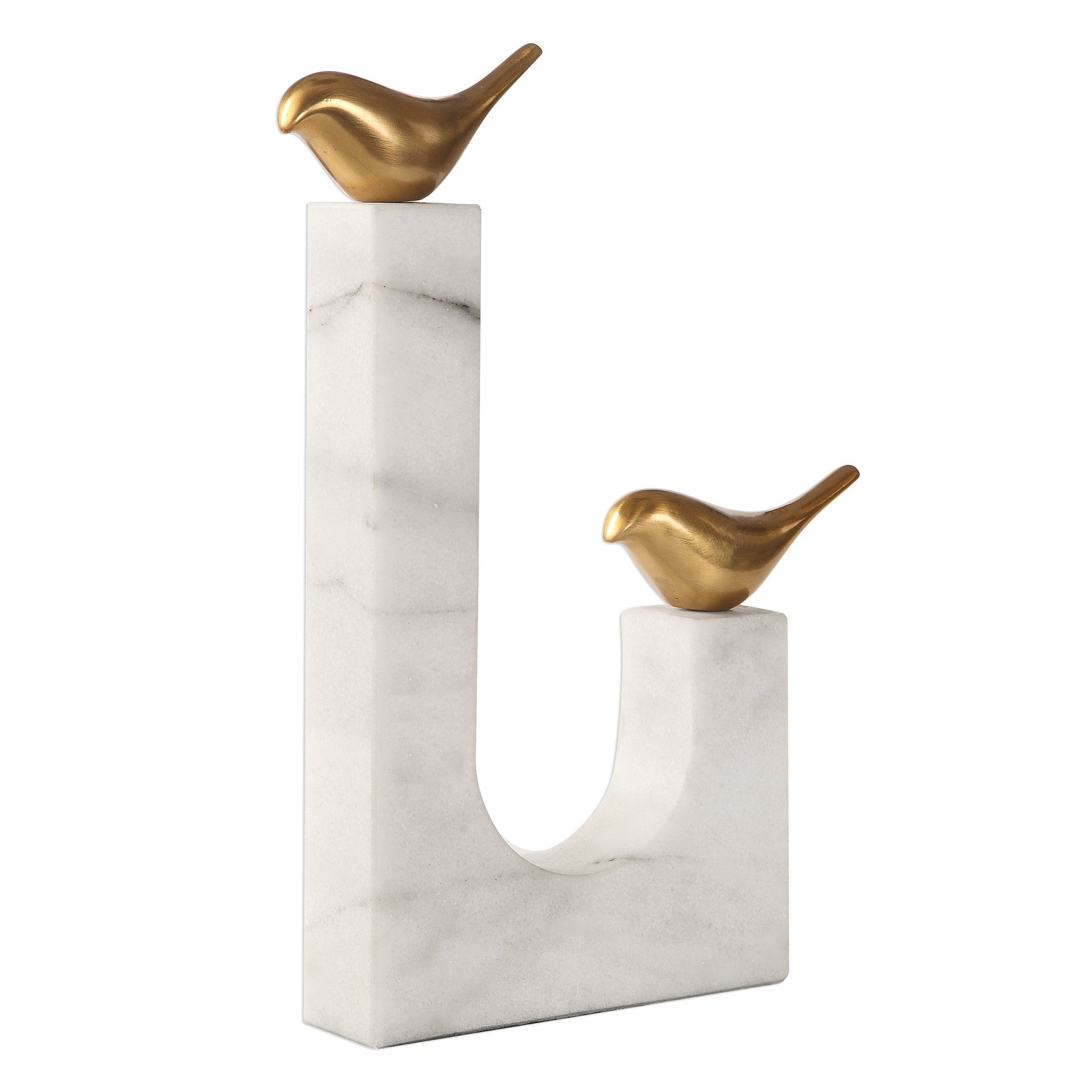 Songbirds Brass Sculpture by Uttermost