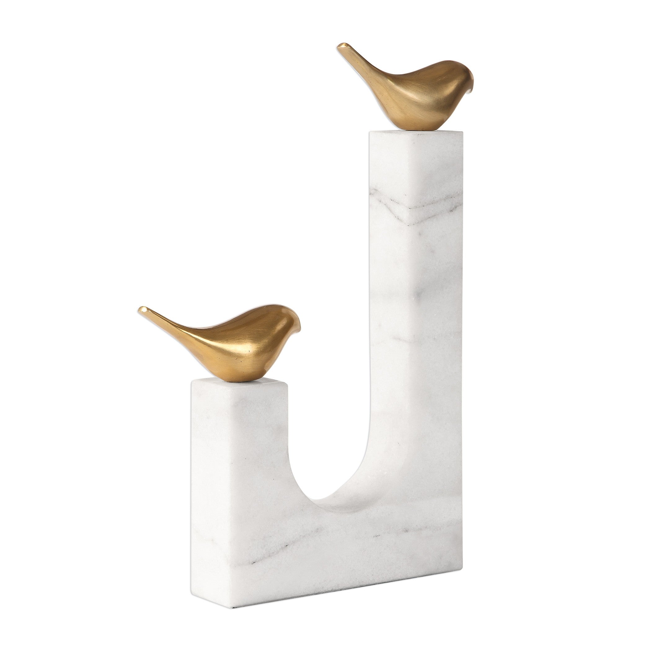 Songbirds Brass Sculpture by Uttermost