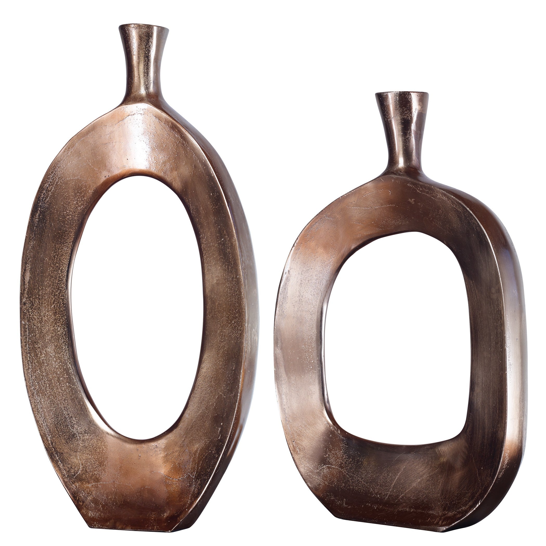 Kyler Textured Bronze Vases - Set of 2 by Uttermost