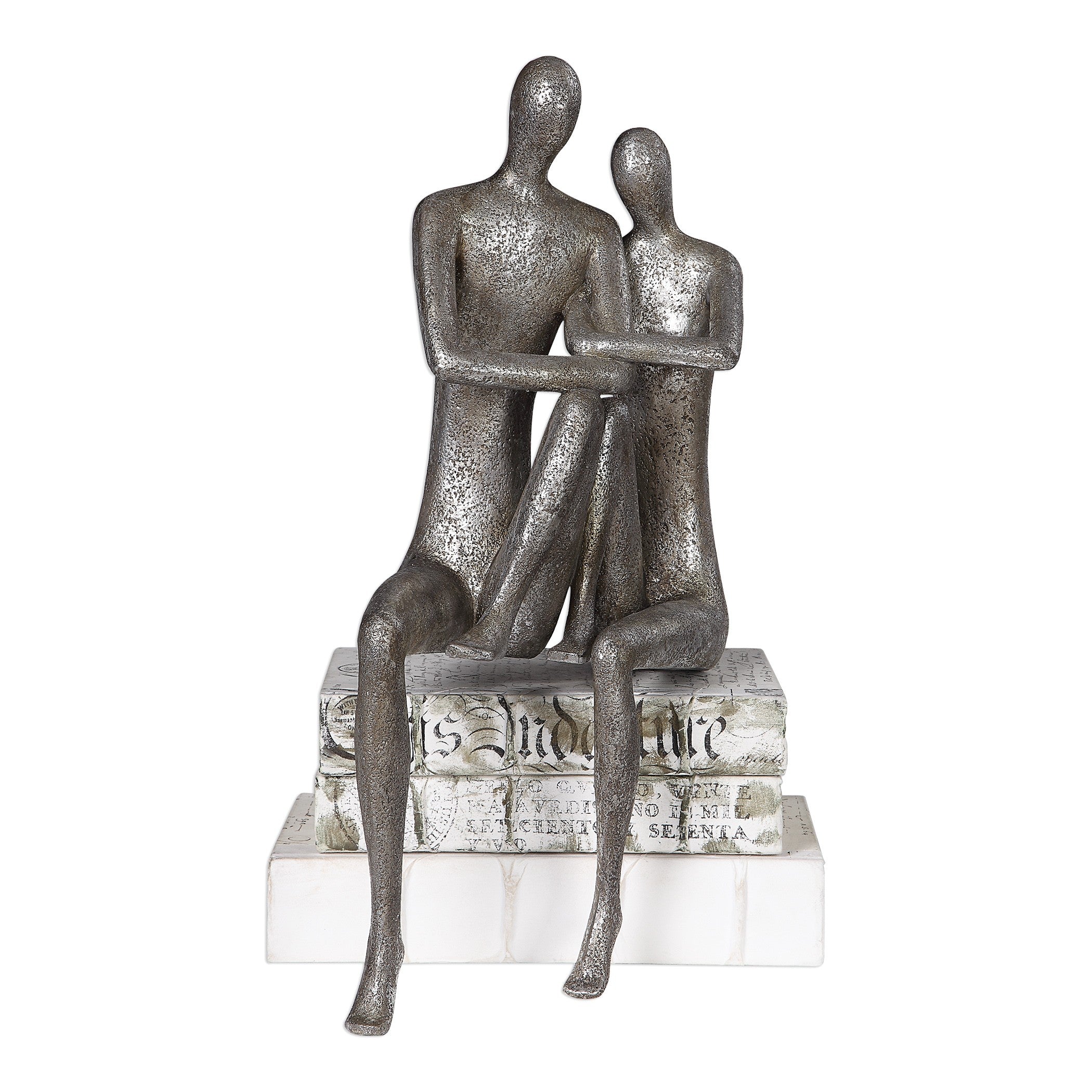 Courtship Antique Nickel Figurine by Uttermost
