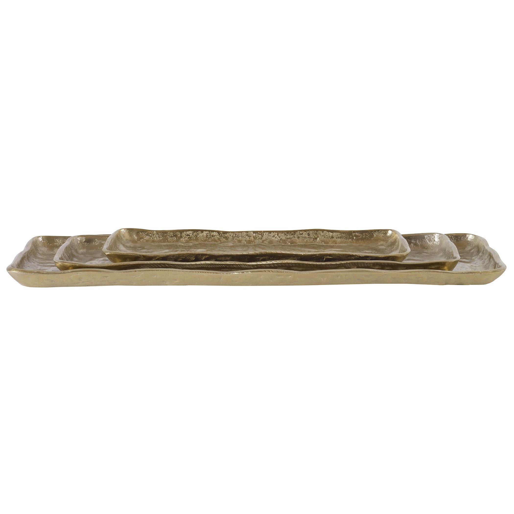 Artisan Antique Gold Trays - Set of 3 by Uttermost