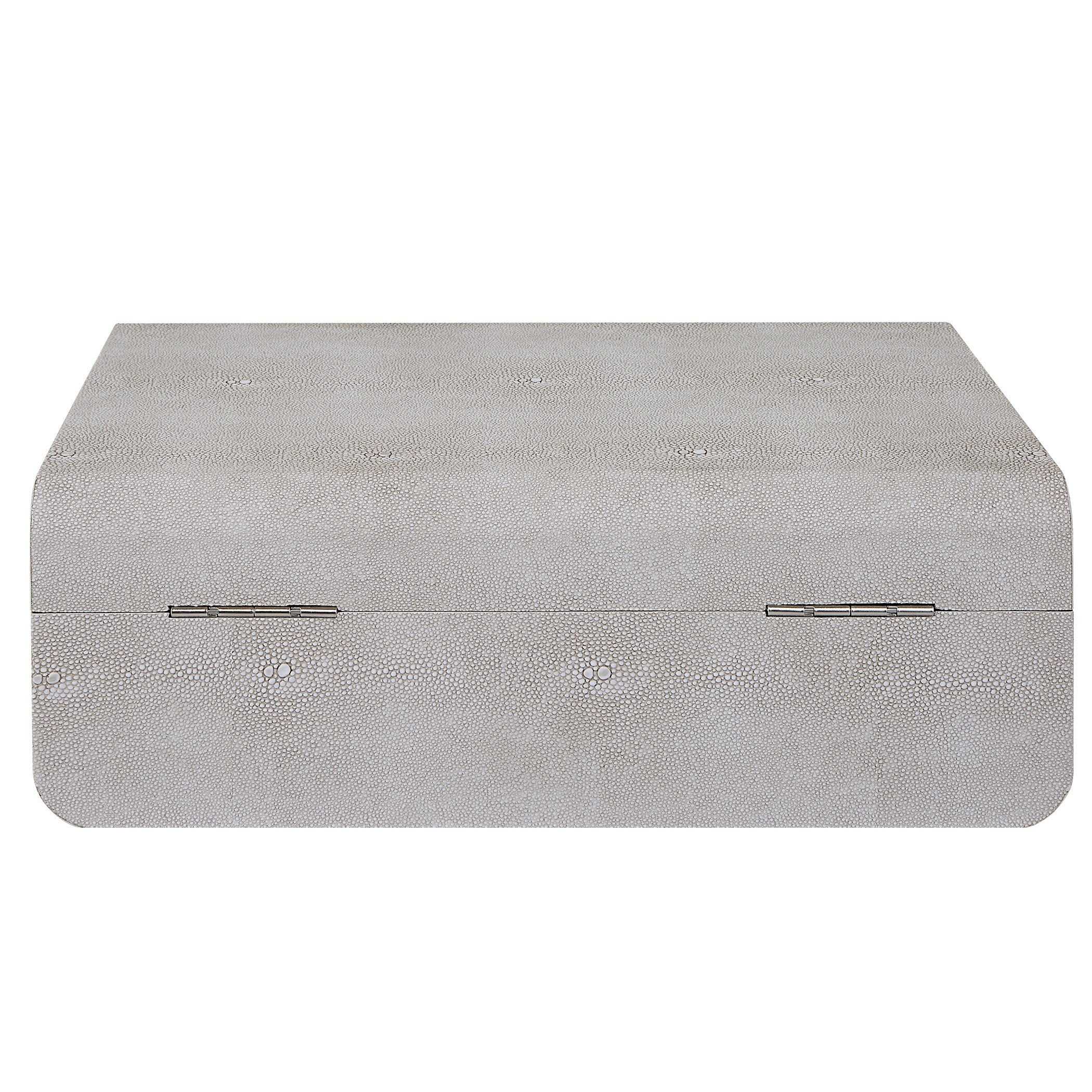 Lalique White Shagreen Box by Uttermost