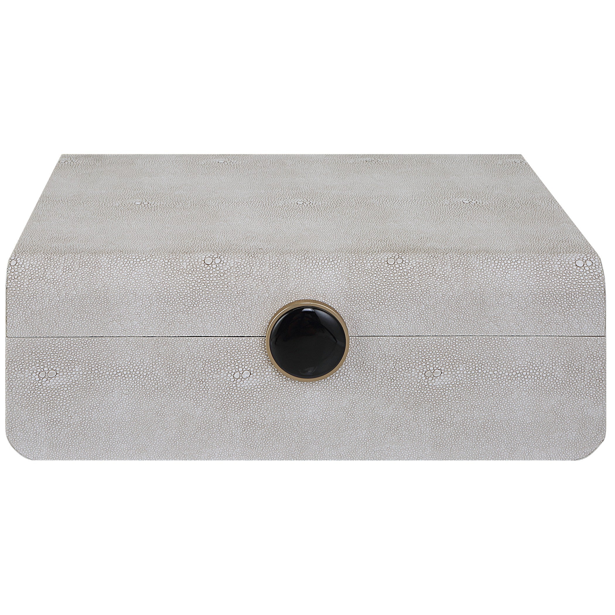 Lalique White Shagreen Box by Uttermost