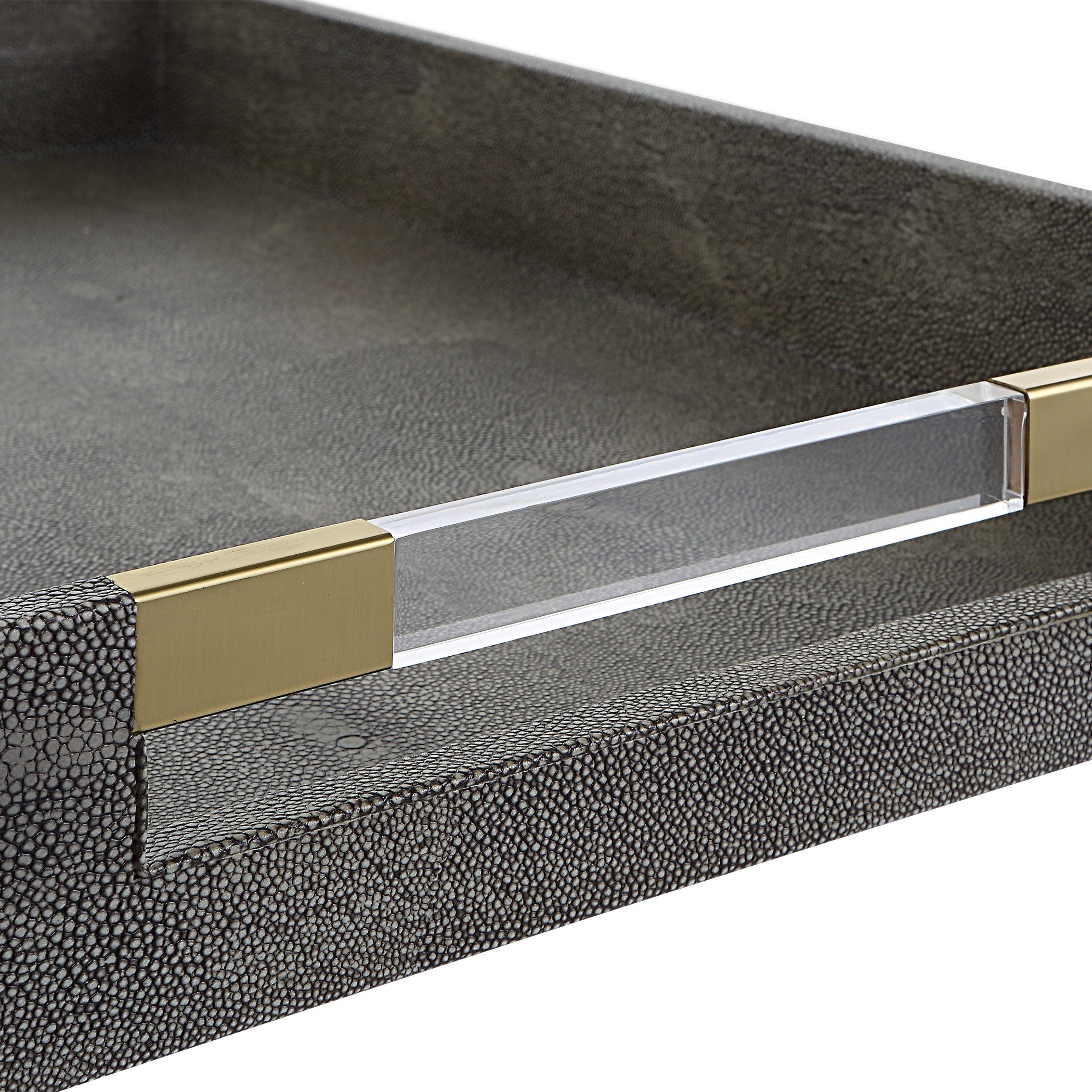 Wessex Gray Tray by Uttermost