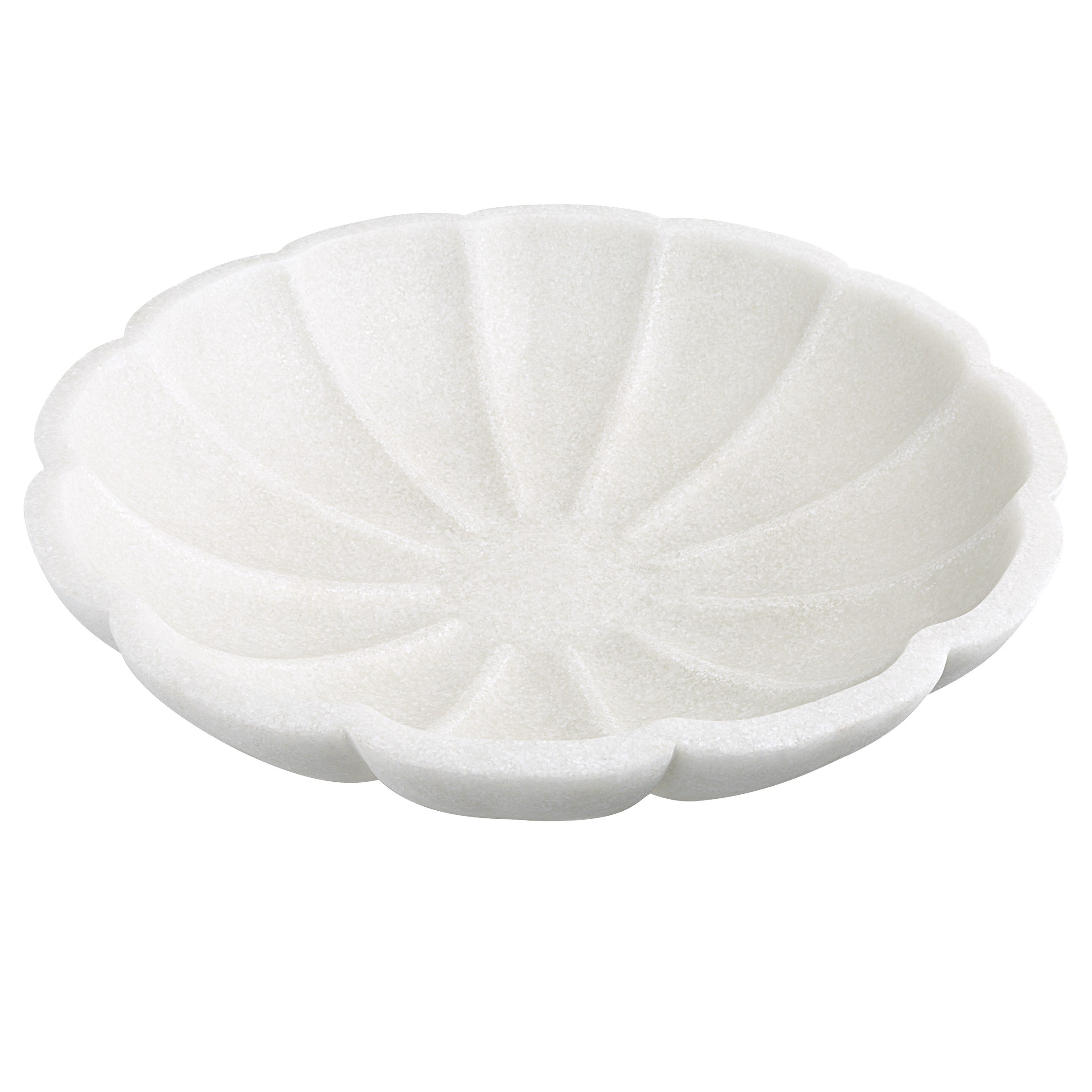 Petal Ivory Ricestone Indoor-Outdoor Bowl by Uttermost