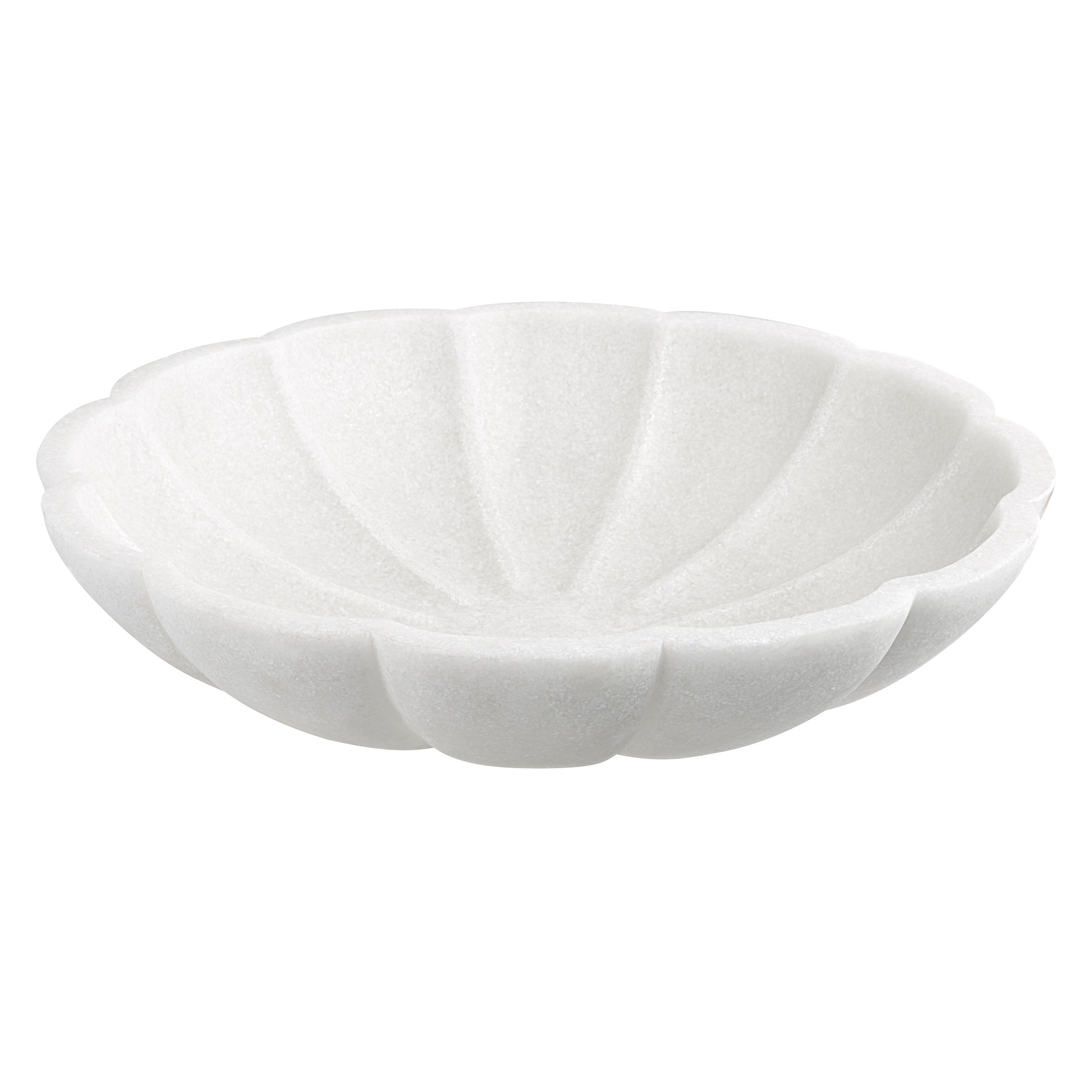 Petal Ivory Ricestone Indoor-Outdoor Bowl by Uttermost