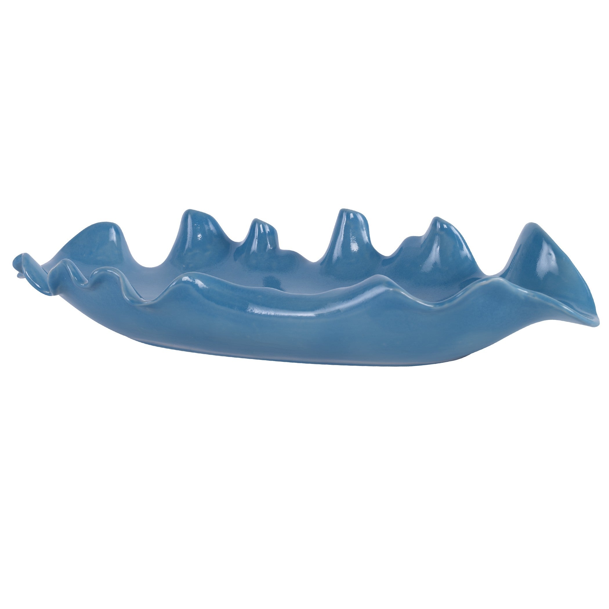 Ruffled Feathers Blue Bowl by Uttermost