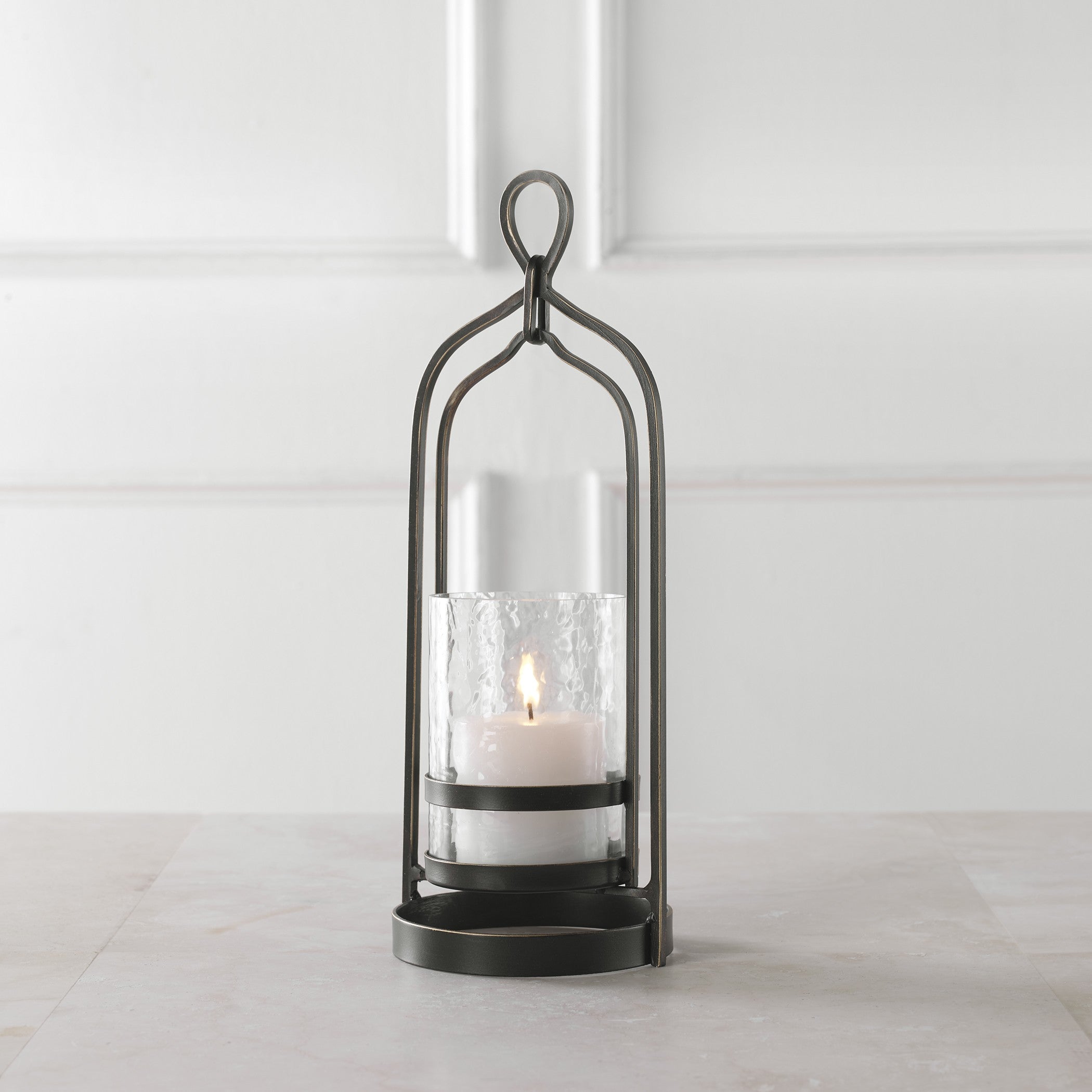 Shepherd Bronze Candleholder by Uttermost