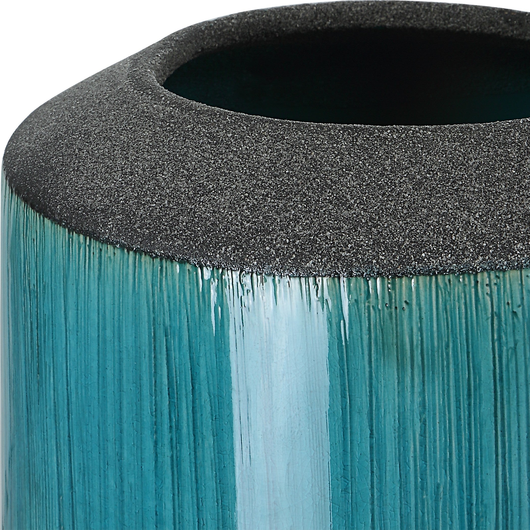 Maui Aqua Blue Vases - Set of 2 by Uttermost