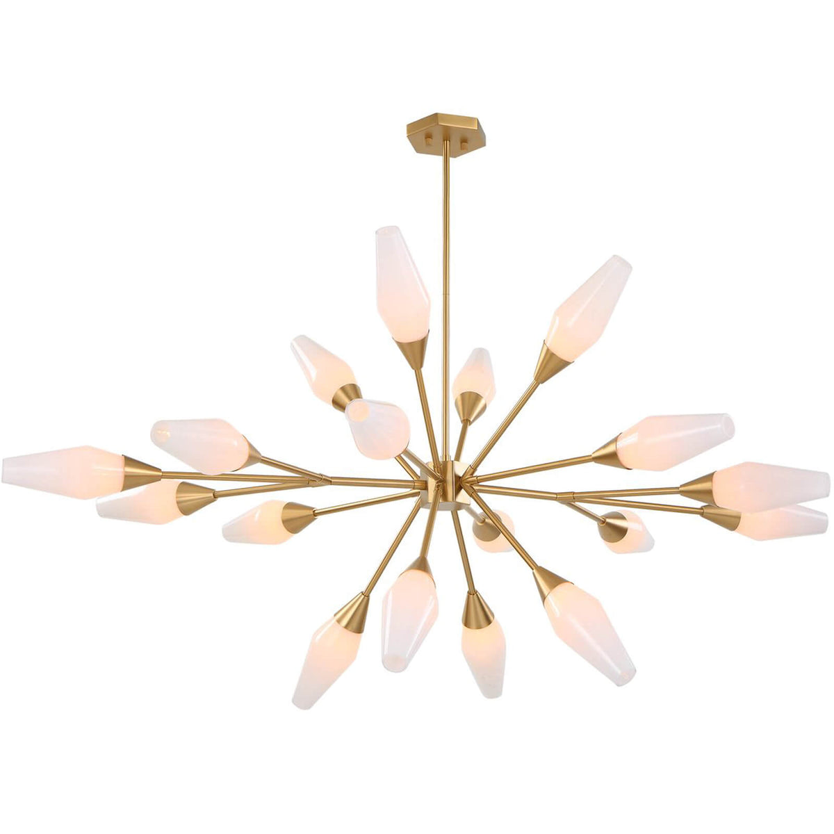 Agapanthus 18 Light Pendant in Brass Uttermost