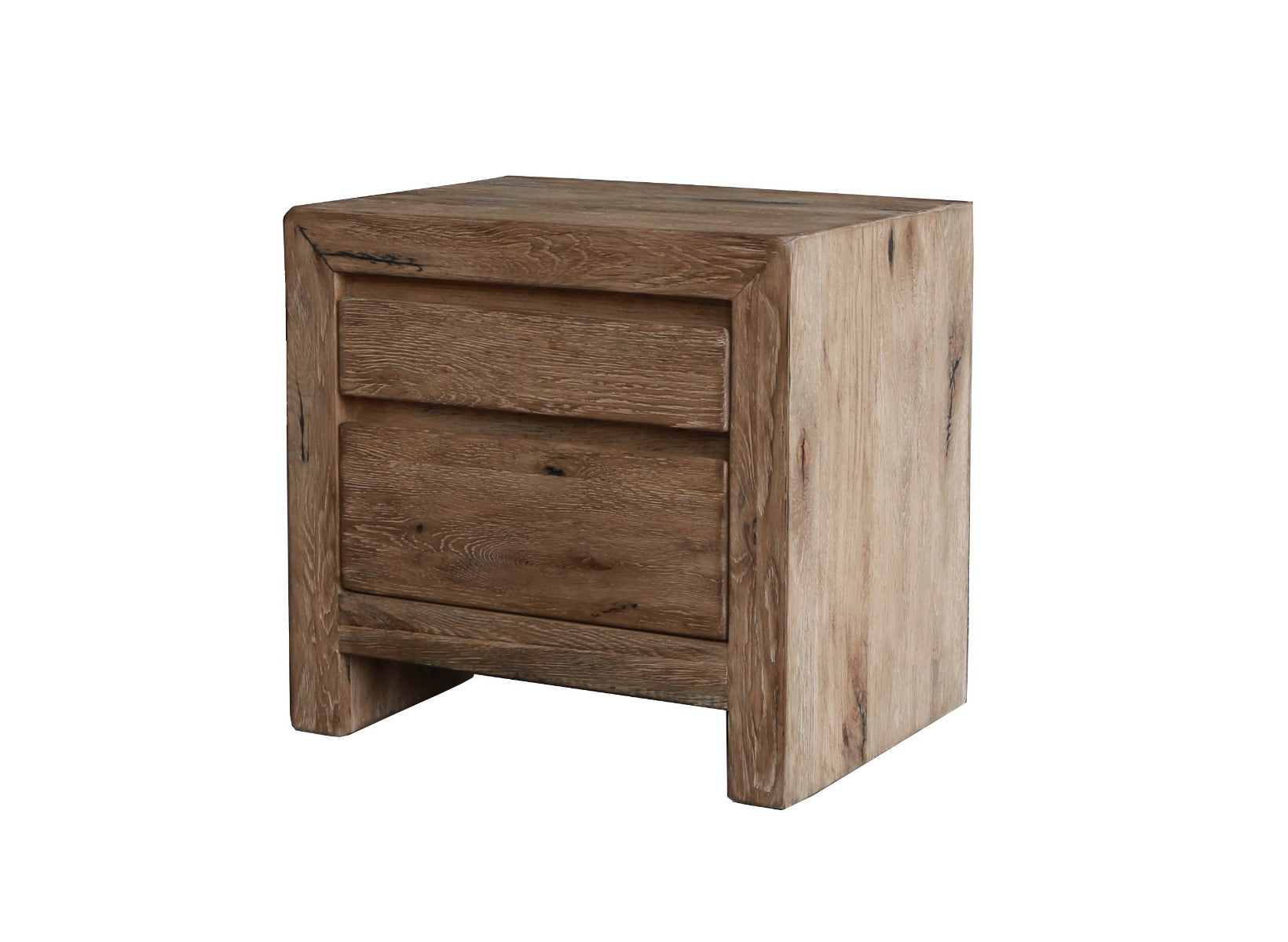 Reclaimed Oak Bedside Cabinet by Keiichi