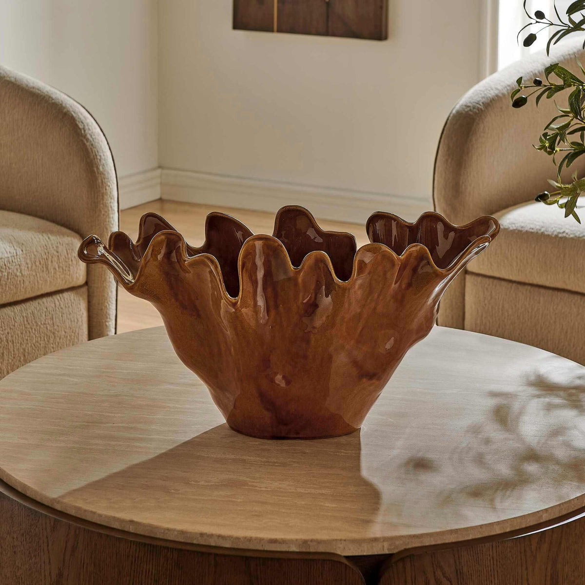 Amber Tide Indoor-Outdoor Bowl by Uttermost