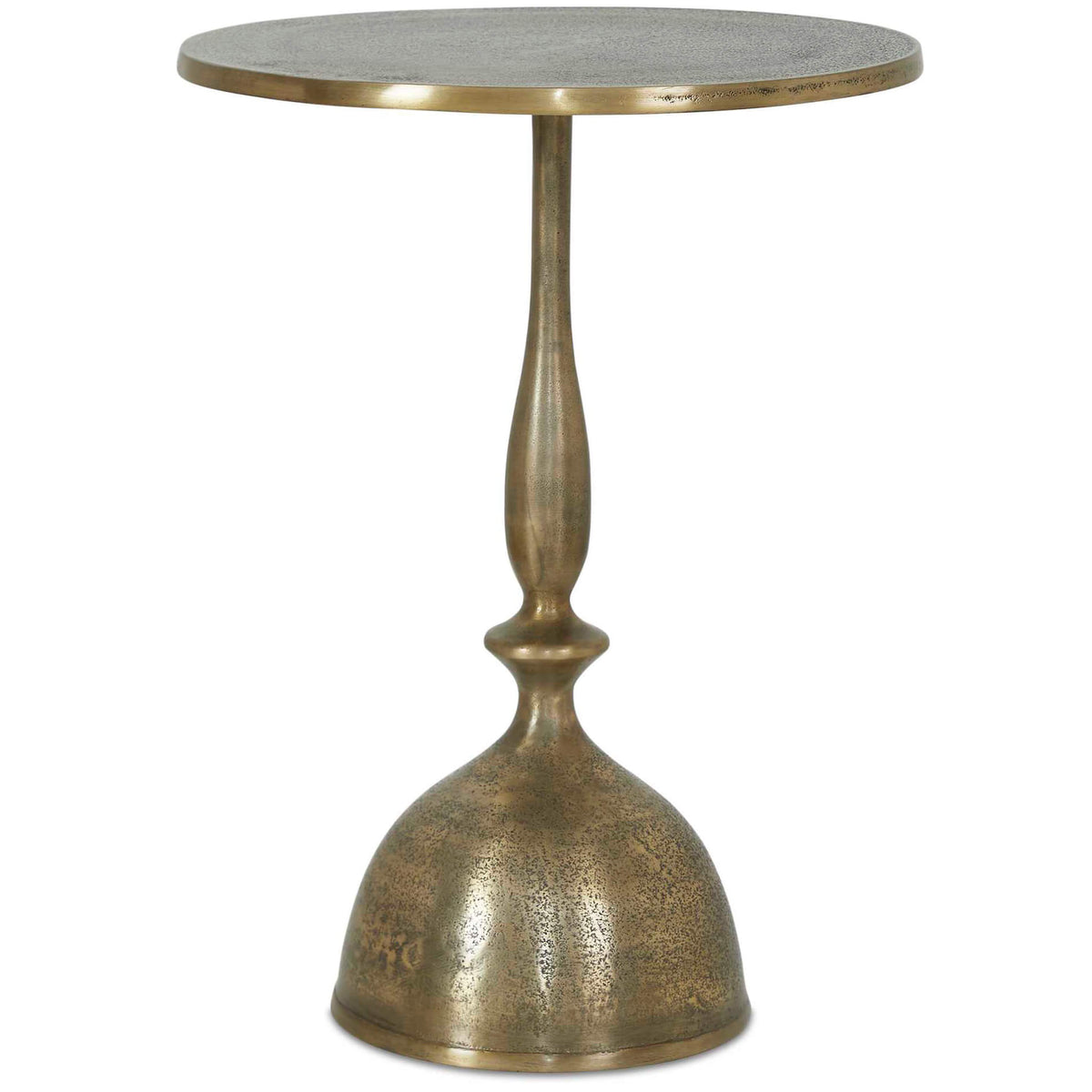 Ambrose Side Table in Antique Brass Keiichi