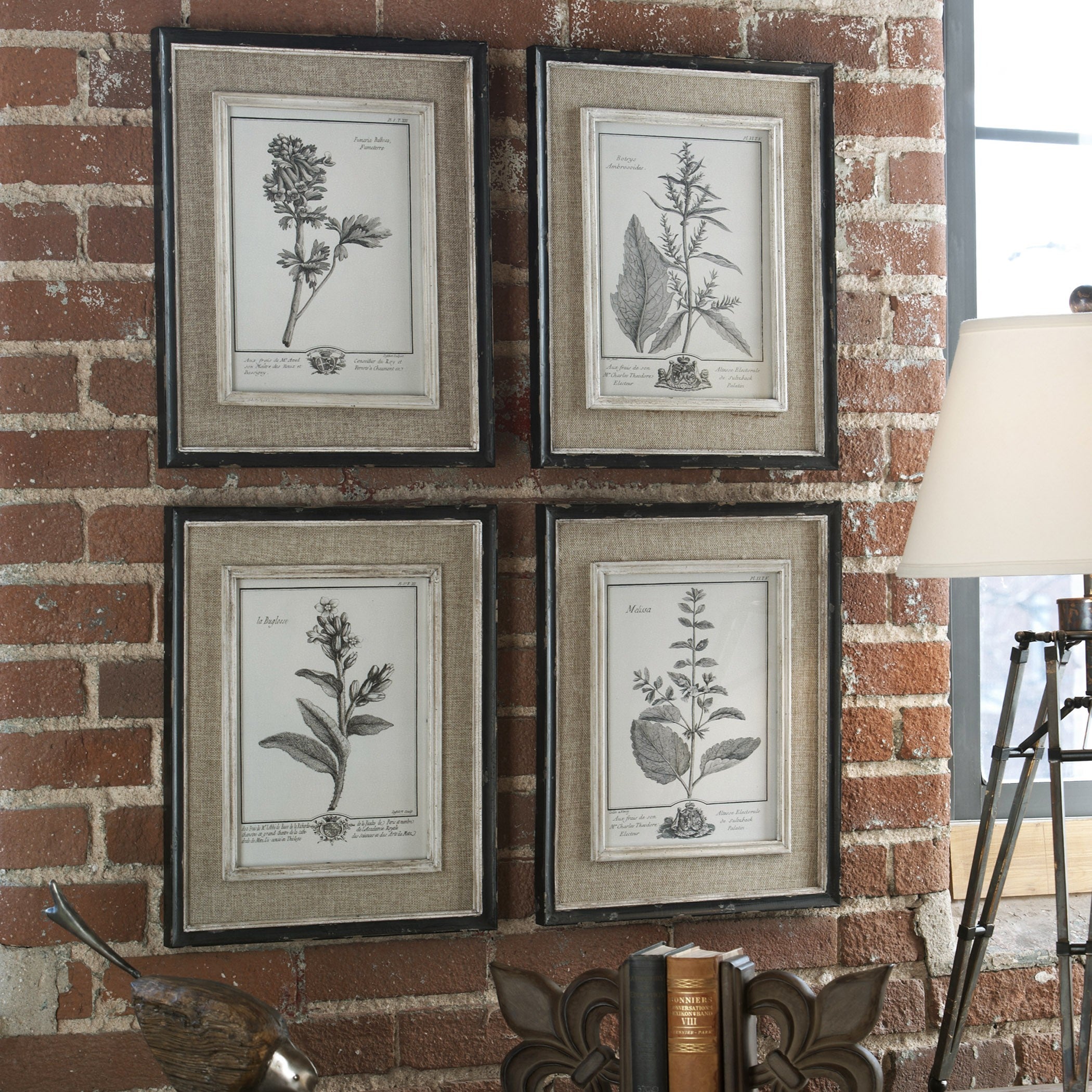 Casual Grey Study Framed Art - Set of 4 by Uttermost