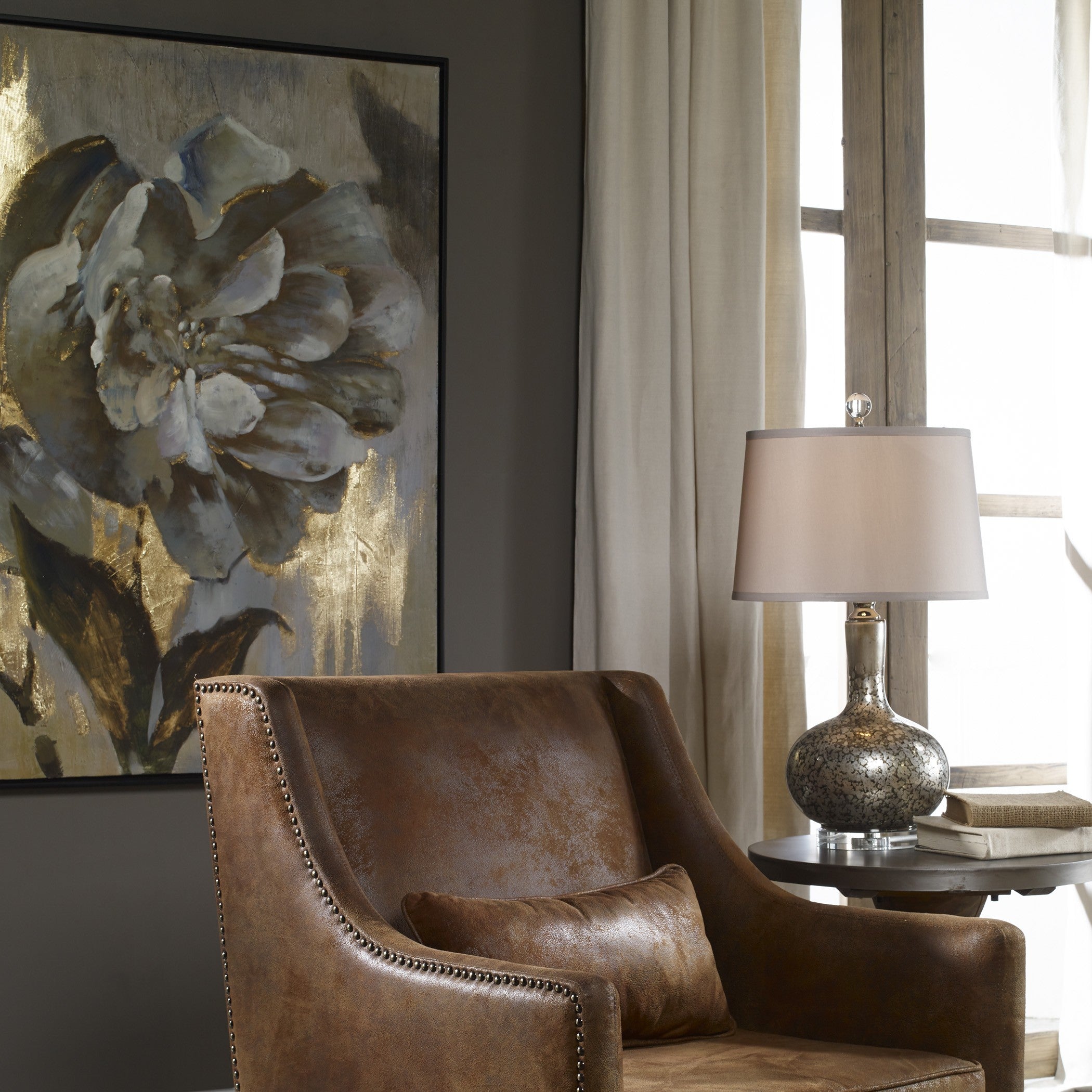 Dazzling Floral Art by Uttermost