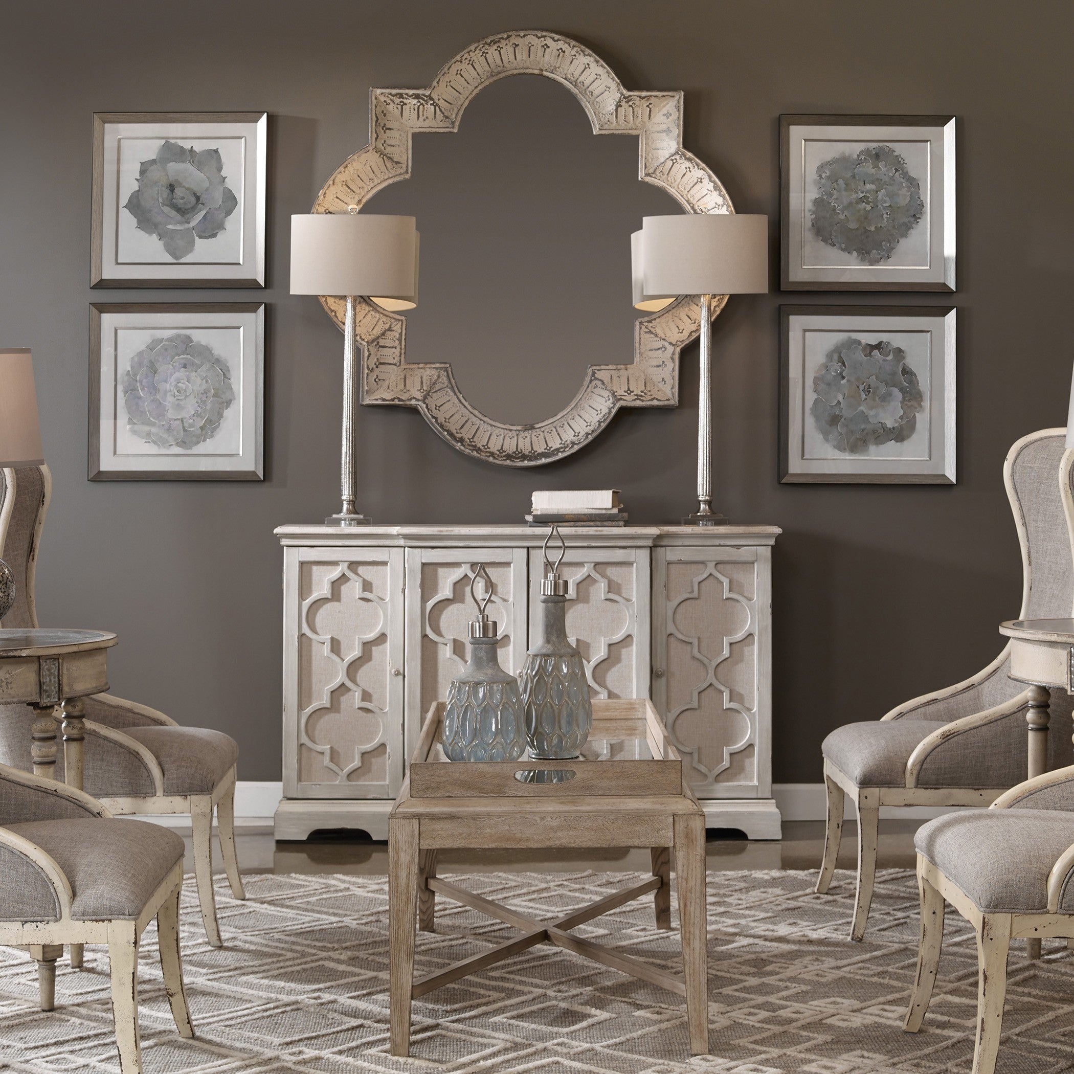 Natural Beauties Botanical Prints - Set of 4 by Uttermost