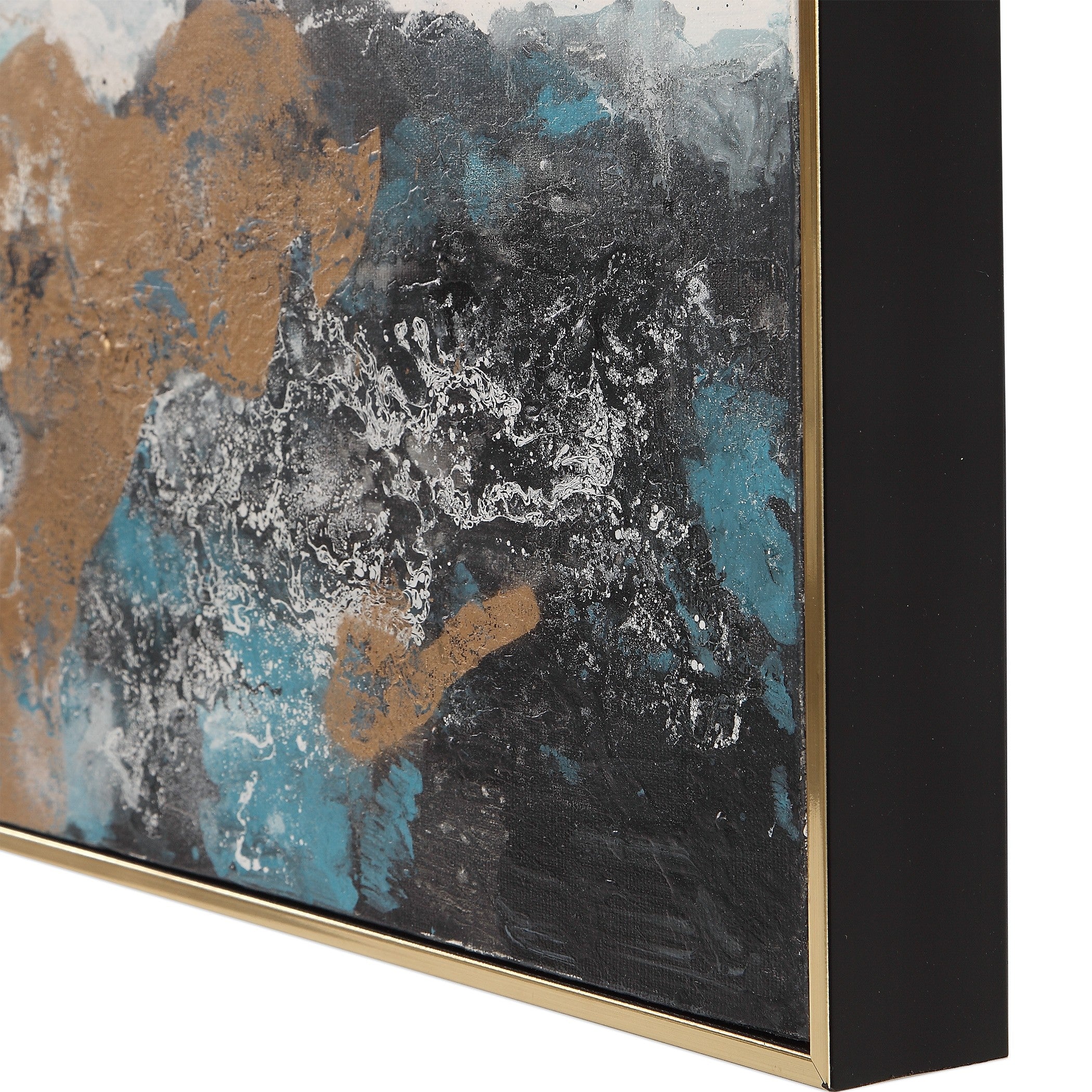 Crashing Waves Abstract Art - Set of 3 by Uttermost