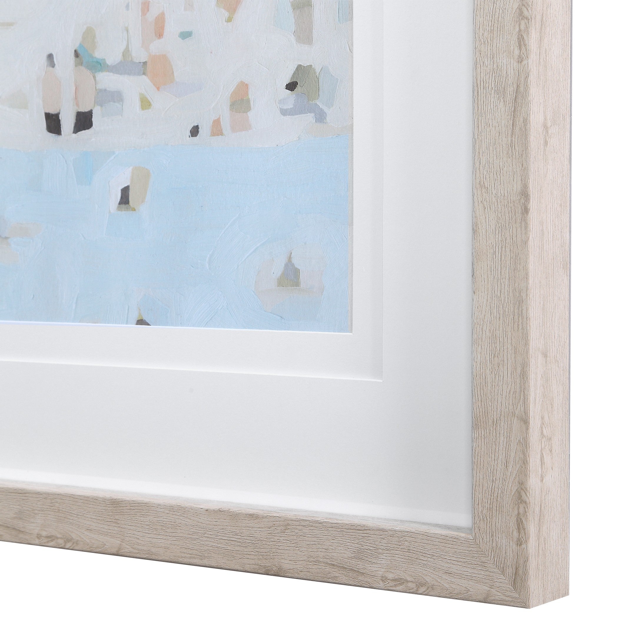 Sea Glass Sandbar Framed Prints - Set of 2 by Uttermost