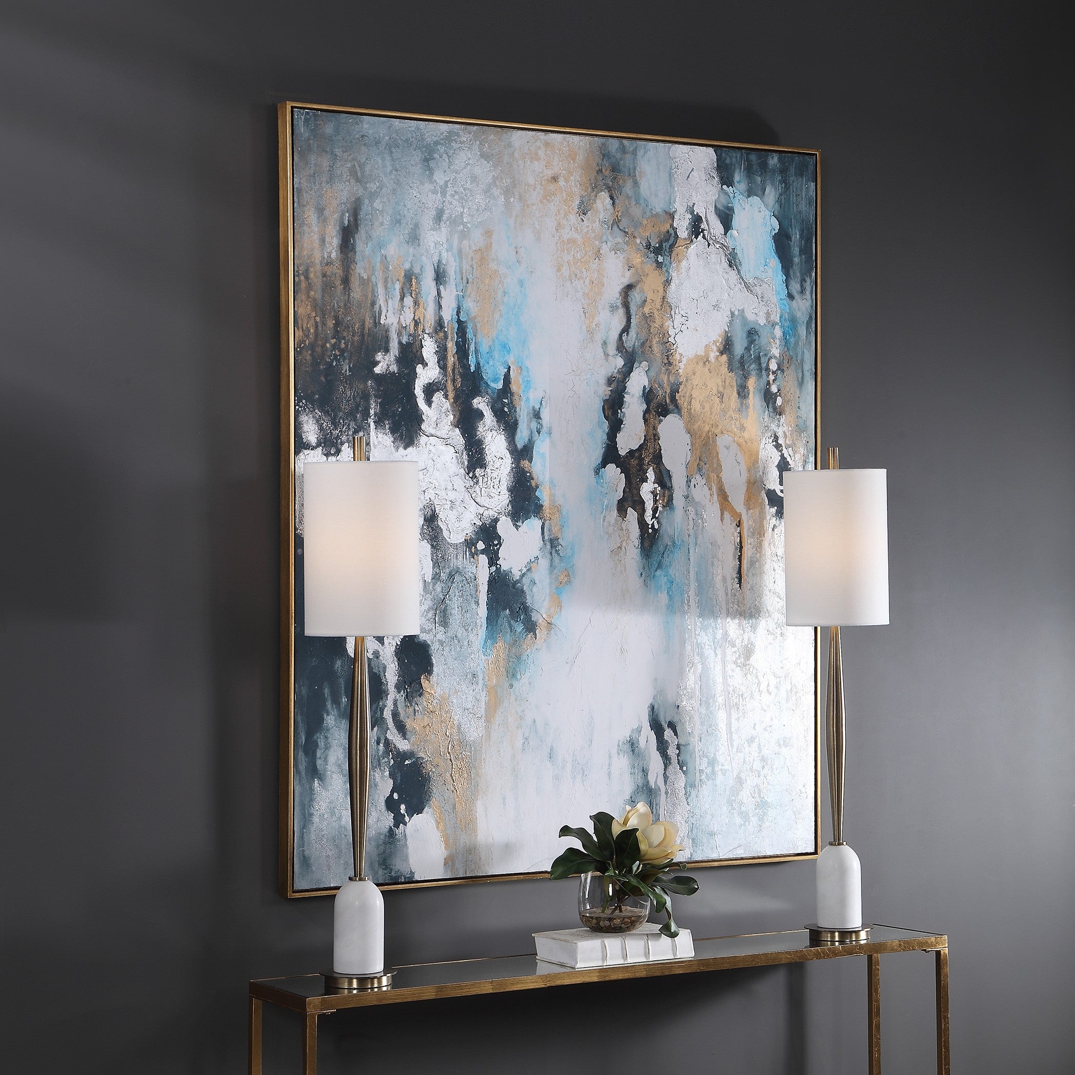Stormy Seas Hand Painted Canvas by Uttermost