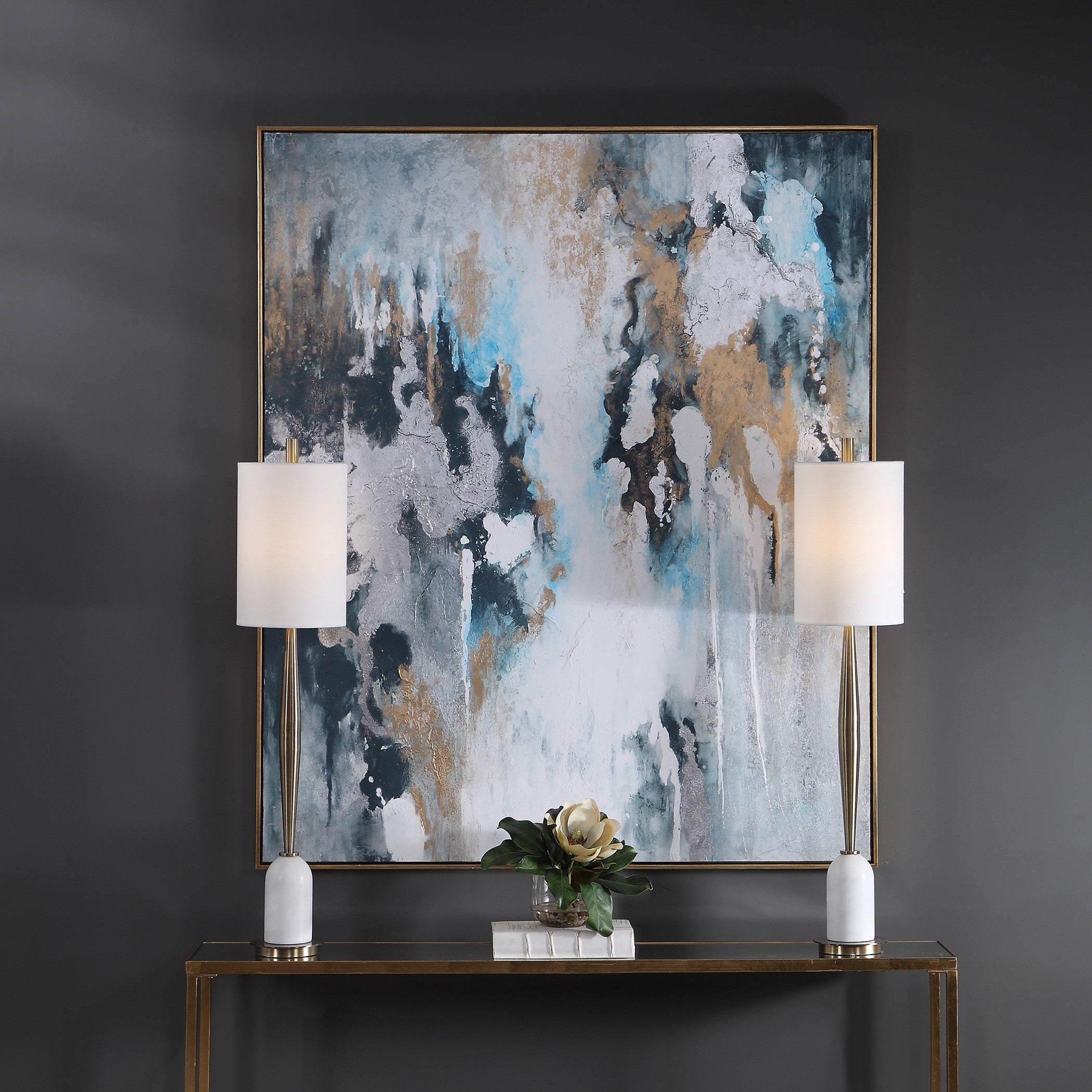 Stormy Seas Hand Painted Canvas by Uttermost